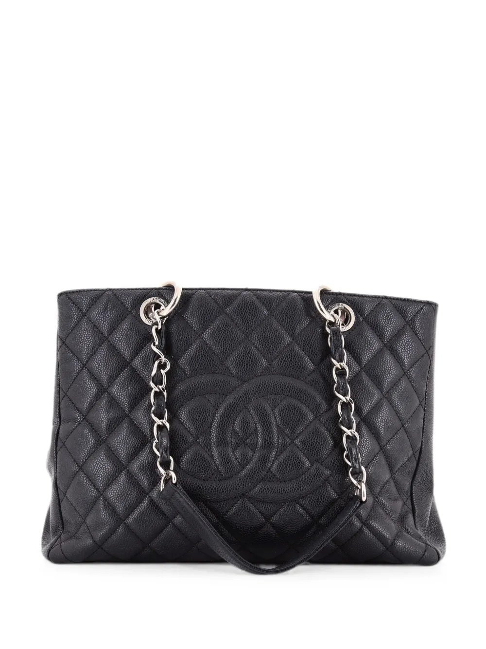 Grand Shopping Quilted Caviar tote bag