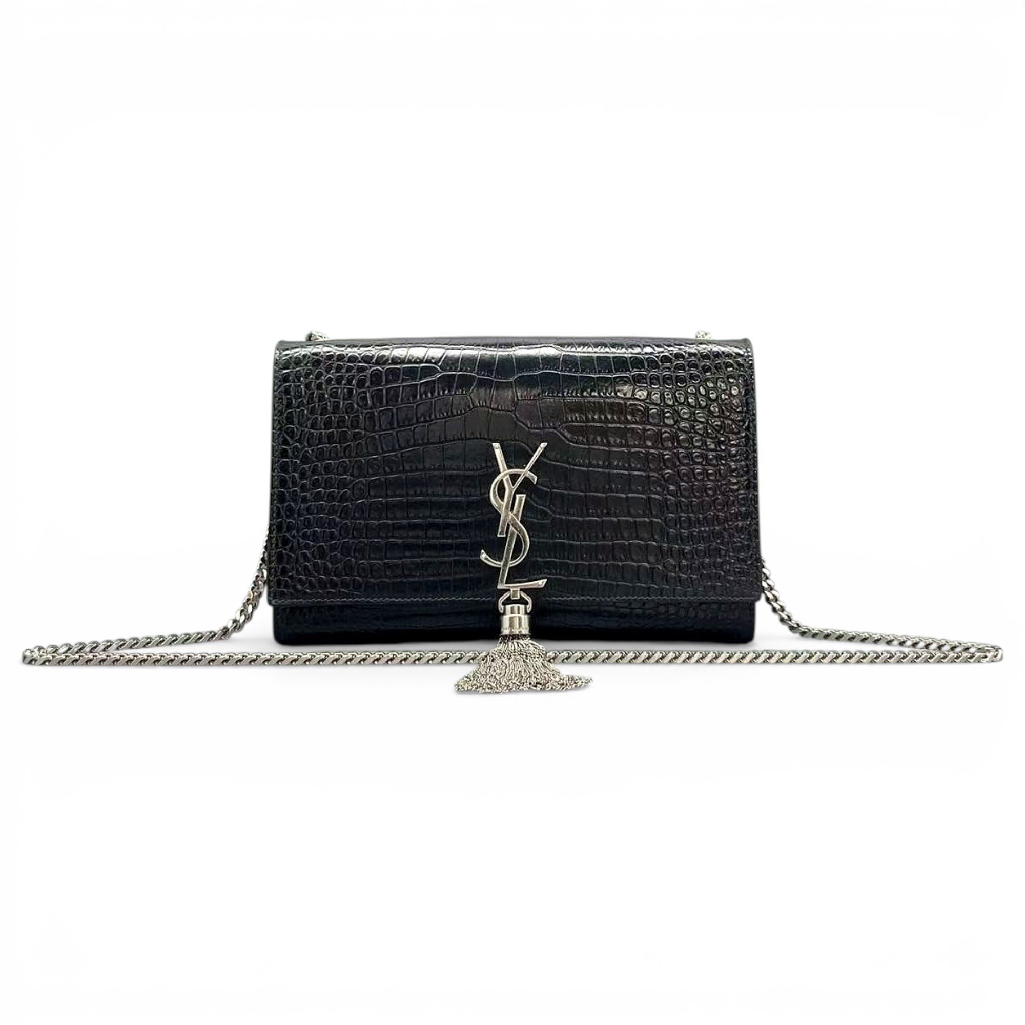 Pompom Kate leather handbag