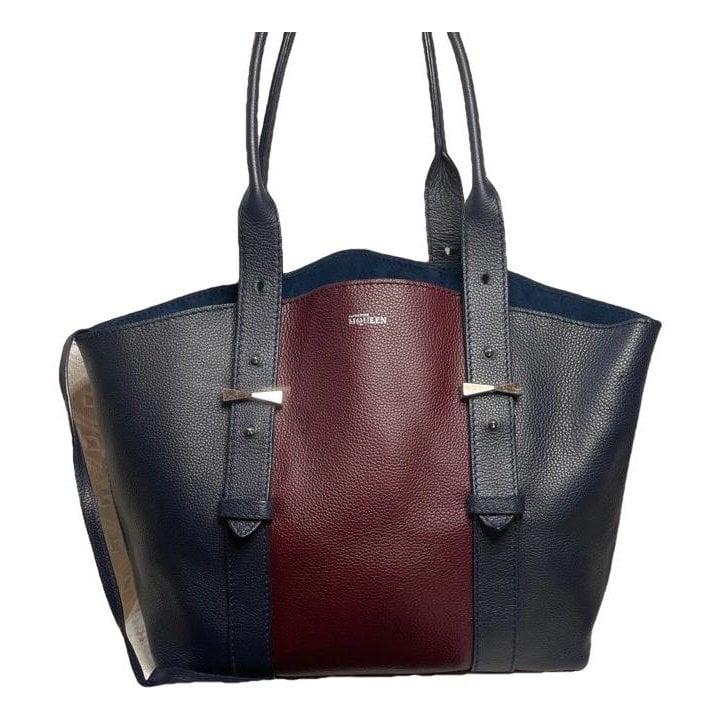 Leather tote