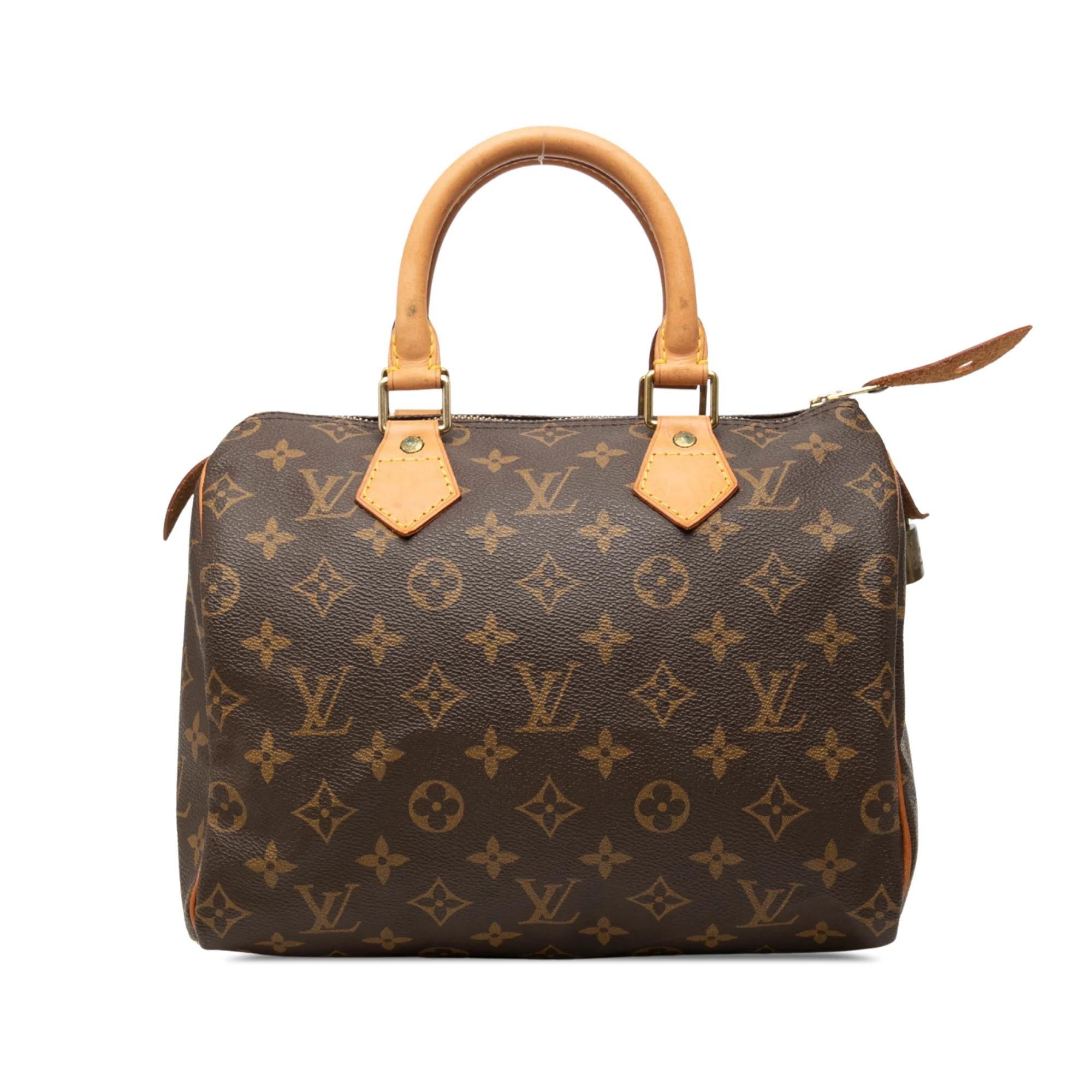 Speedy leather handbag
