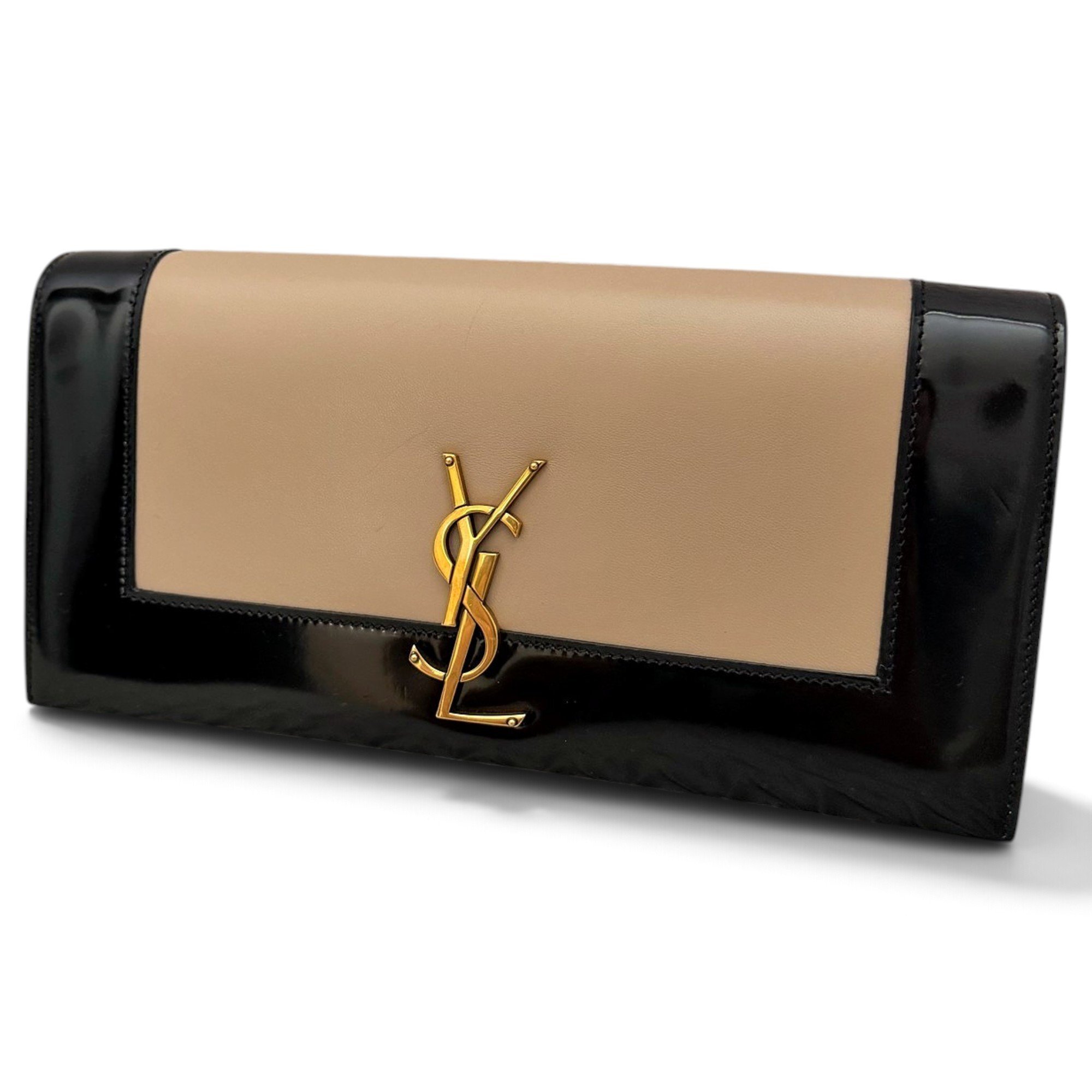 Kate monogramme leather clutch bag