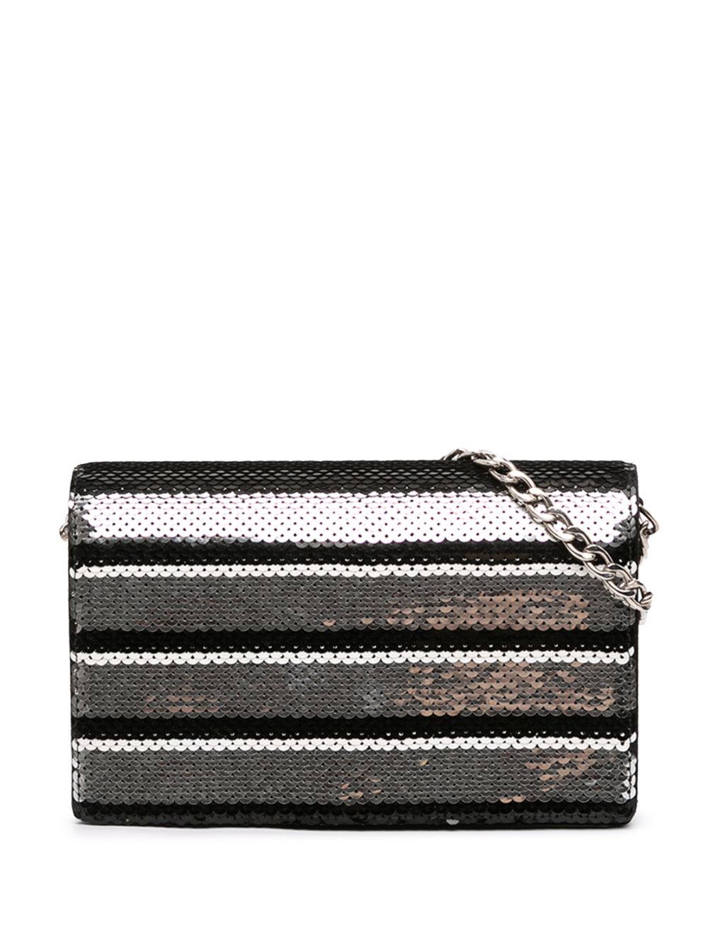 2010-2026 Sequin Embellished Baia Chain Flap crossbody bag