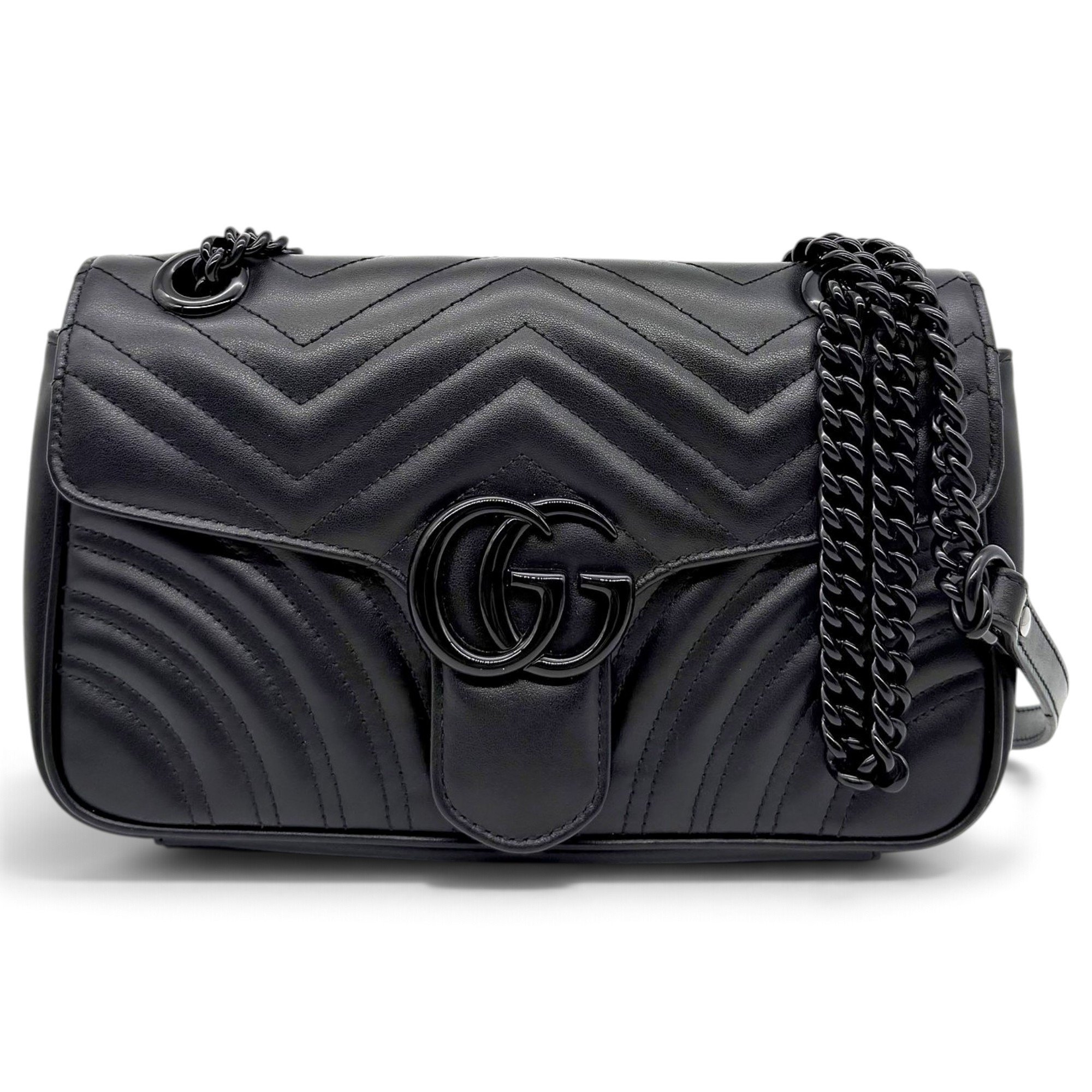 GG Marmont Flap leather crossbody bag