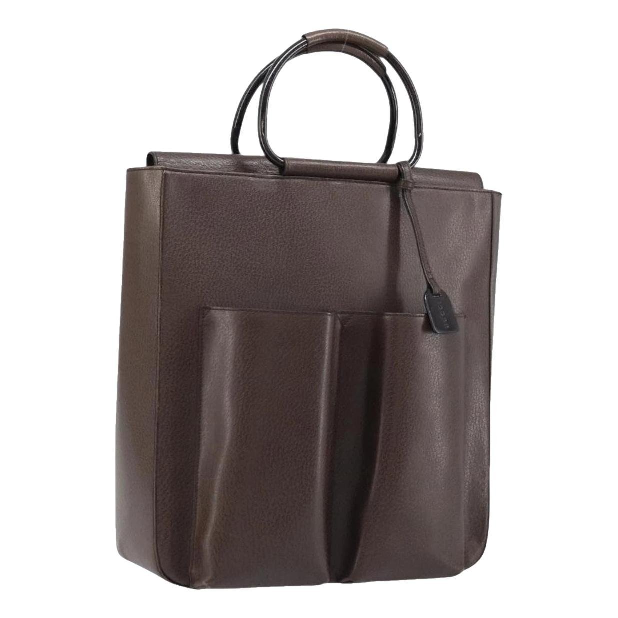 Leather handbag