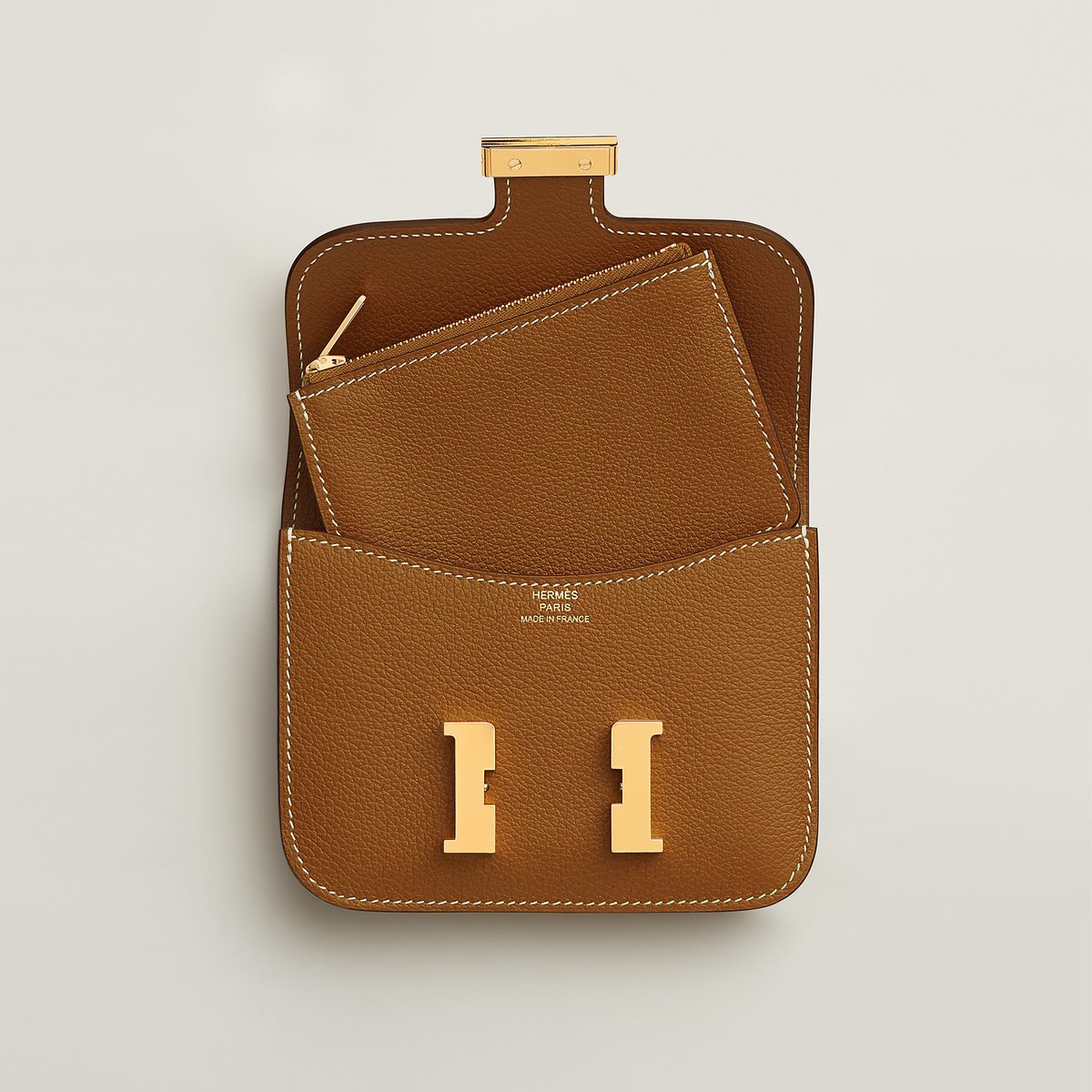 Gold Constance Slim Wallet