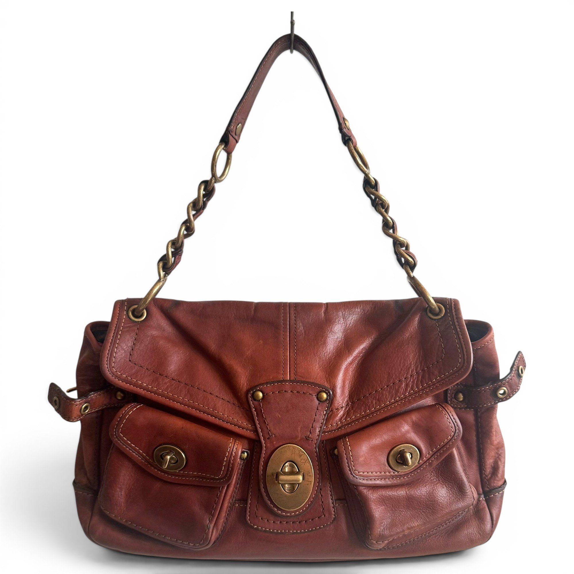 Leather handbag