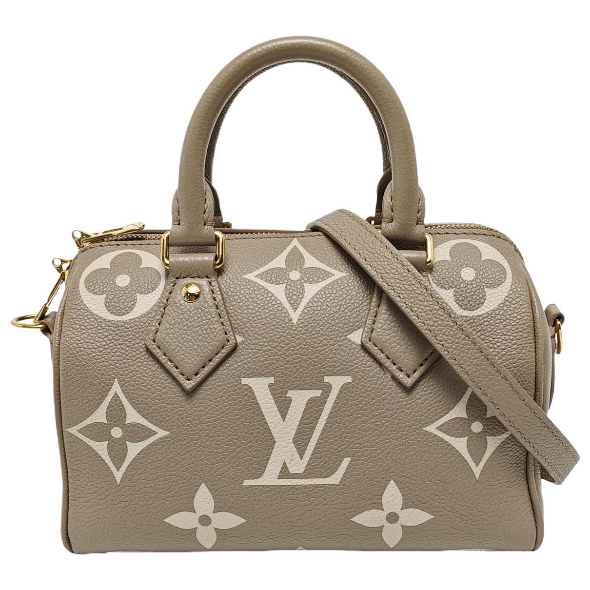 Nano Speedy / Mini HL leather handbag