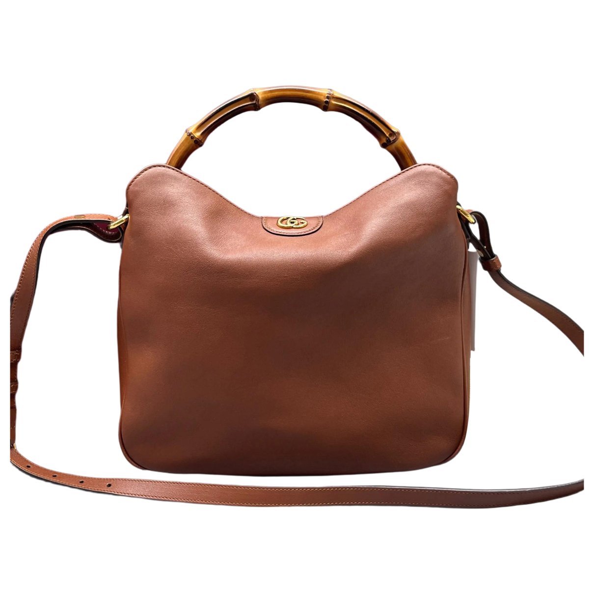 Diana Bamboo leather crossbody bag