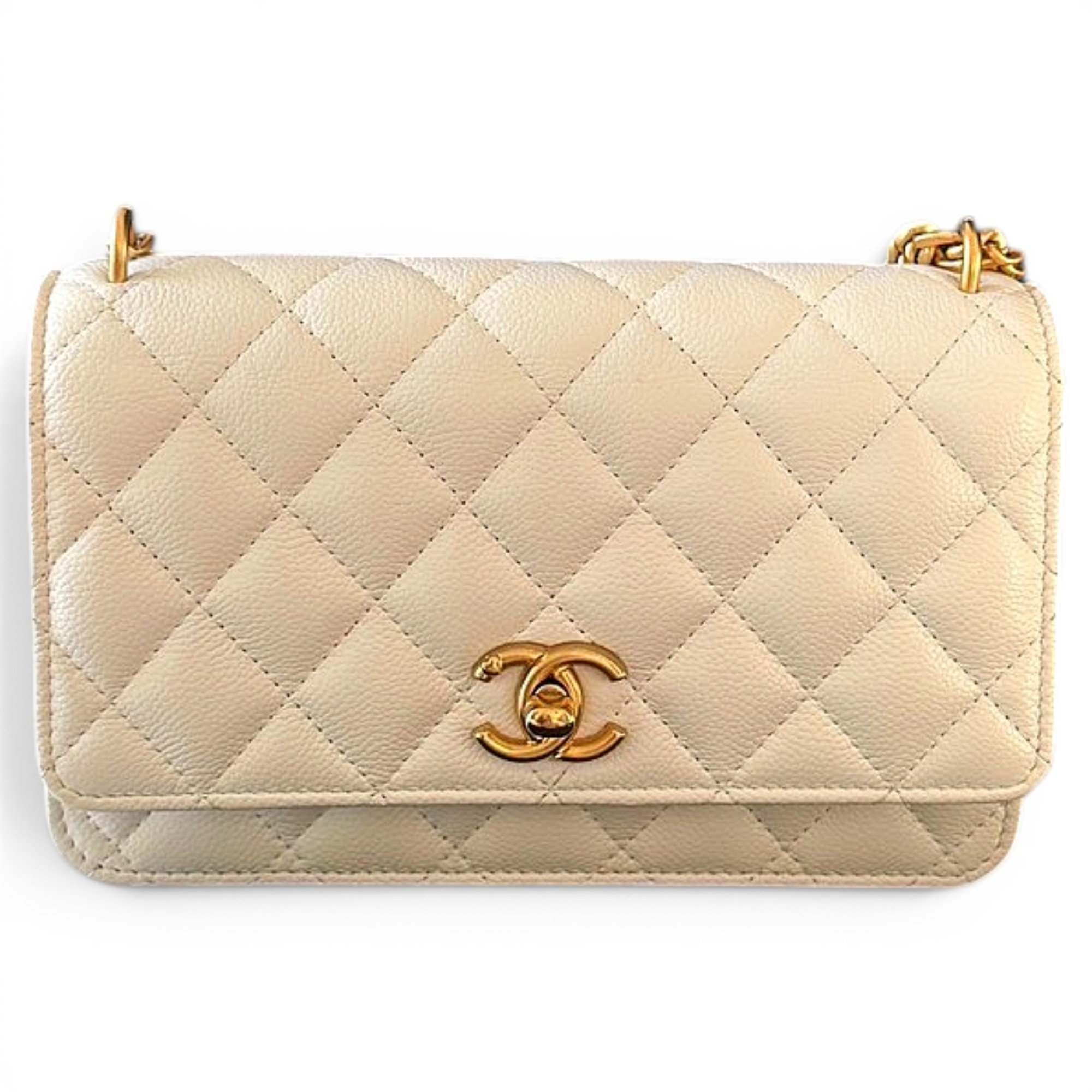 Wallet On Chain Timeless/Classique leather crossbody bag