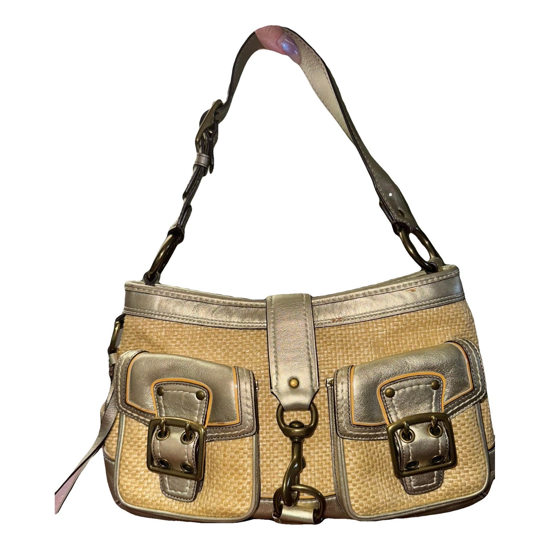 Leather handbag