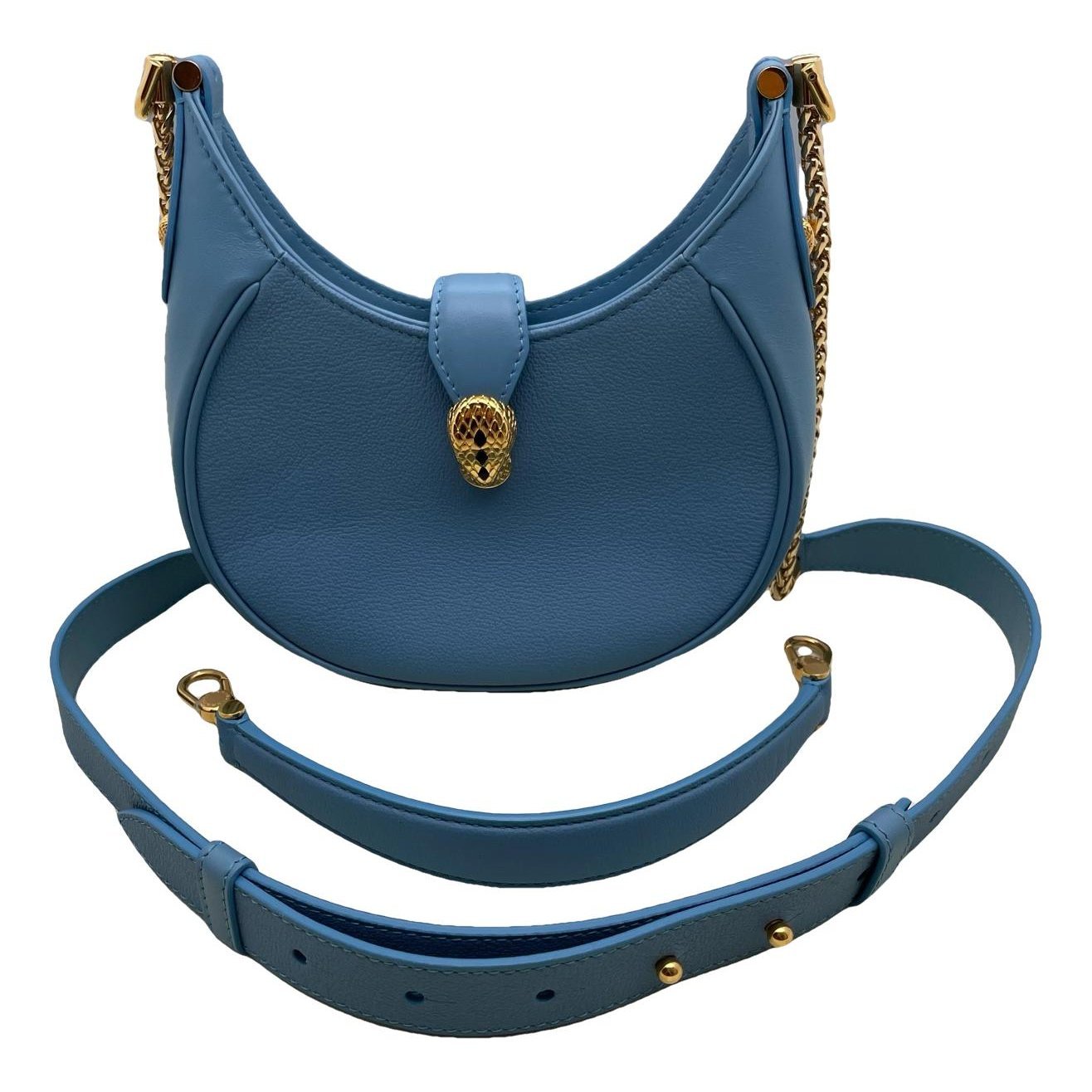 Serpenti leather handbag