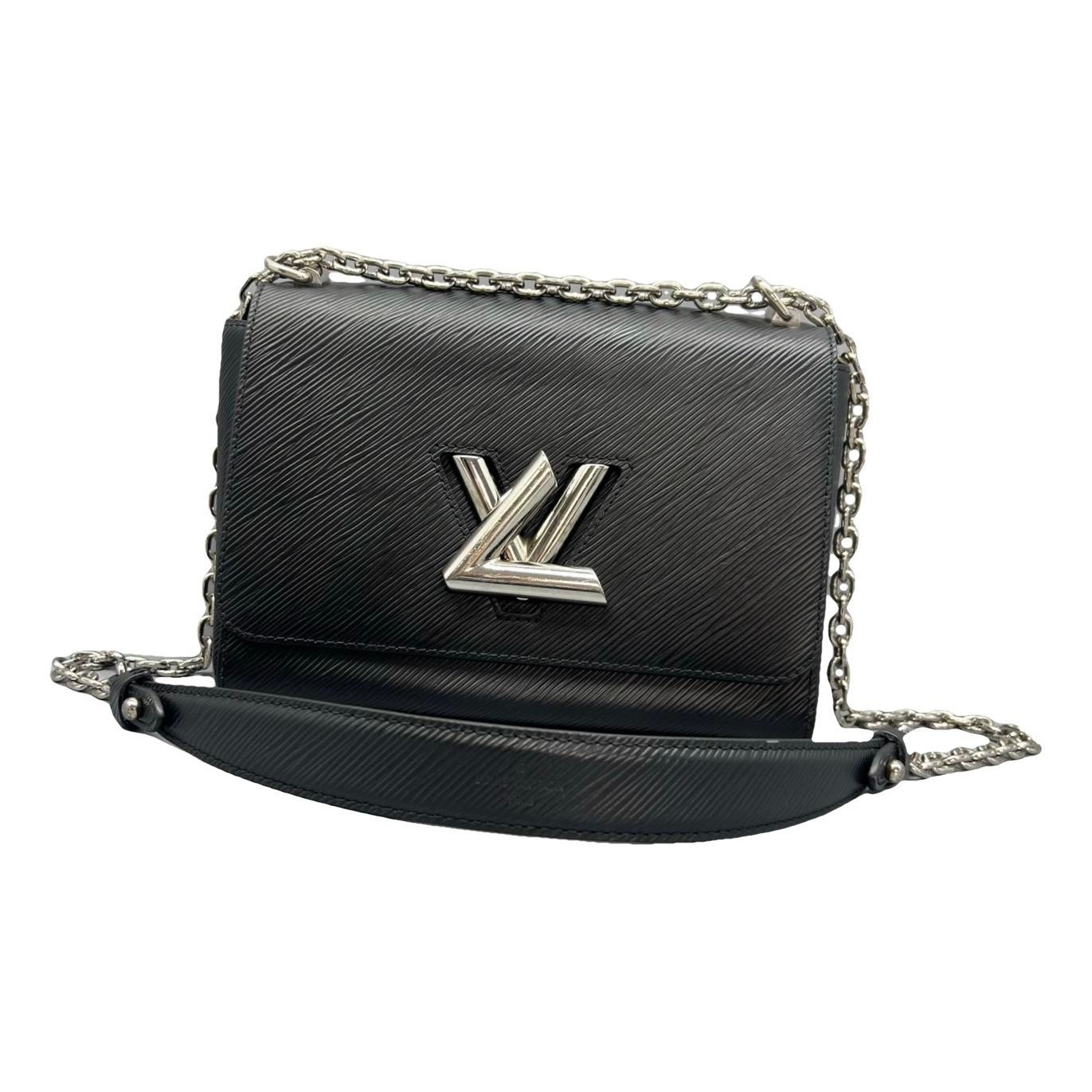 Twist leather handbag