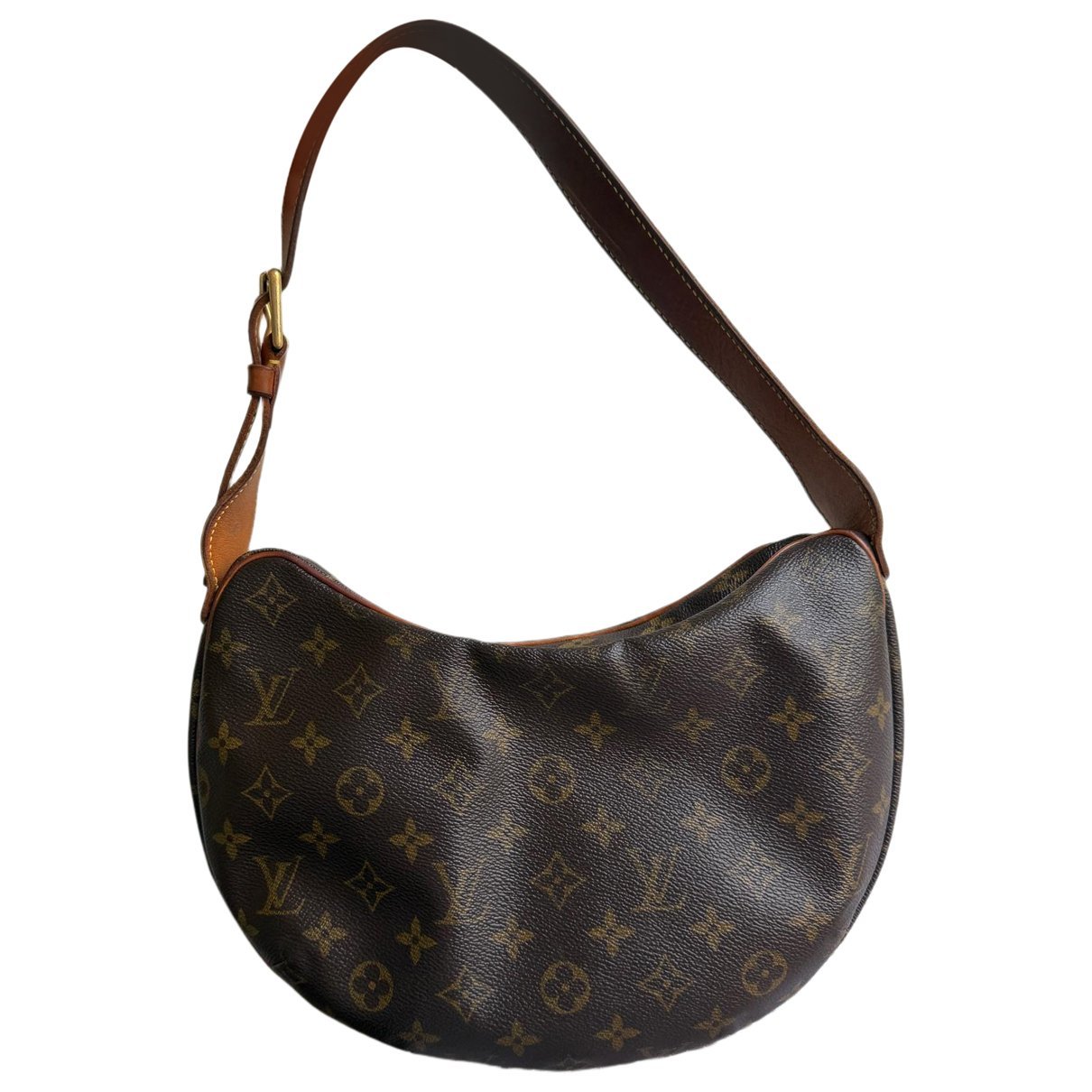 Croissant leather handbag