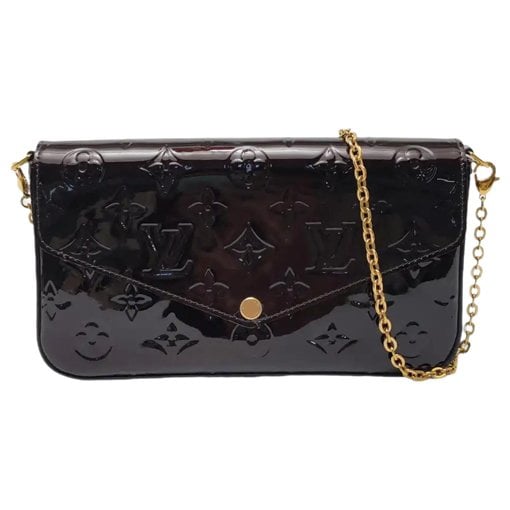 Félicie patent leather crossbody bag