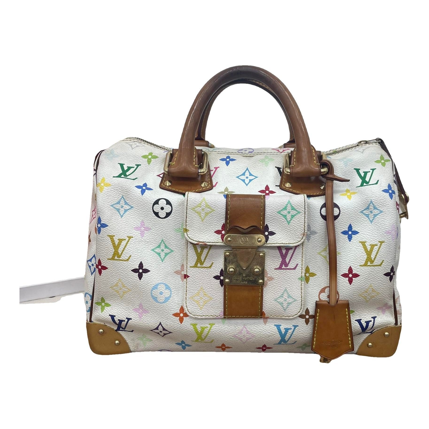 Speedy leather handbag