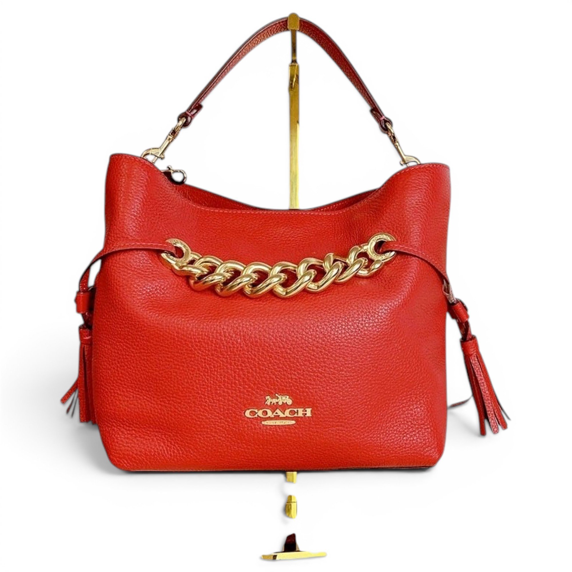 Leather handbag