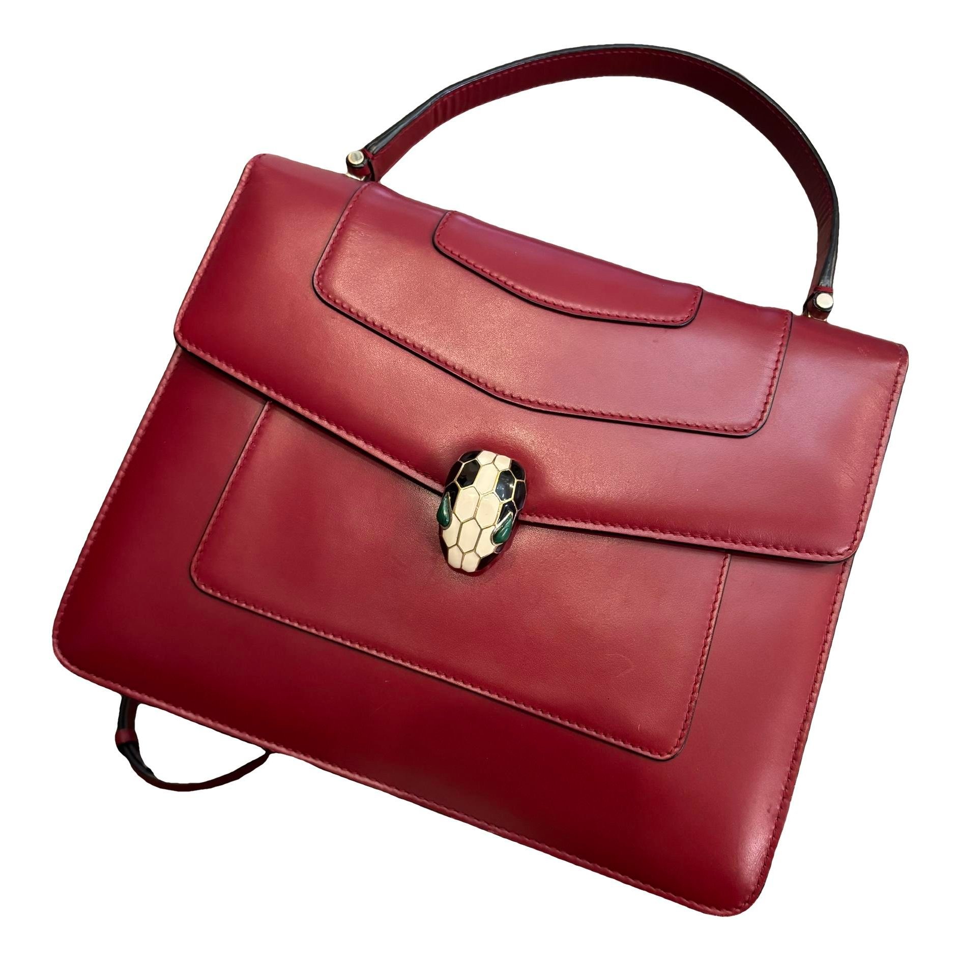 Serpenti leather crossbody bag