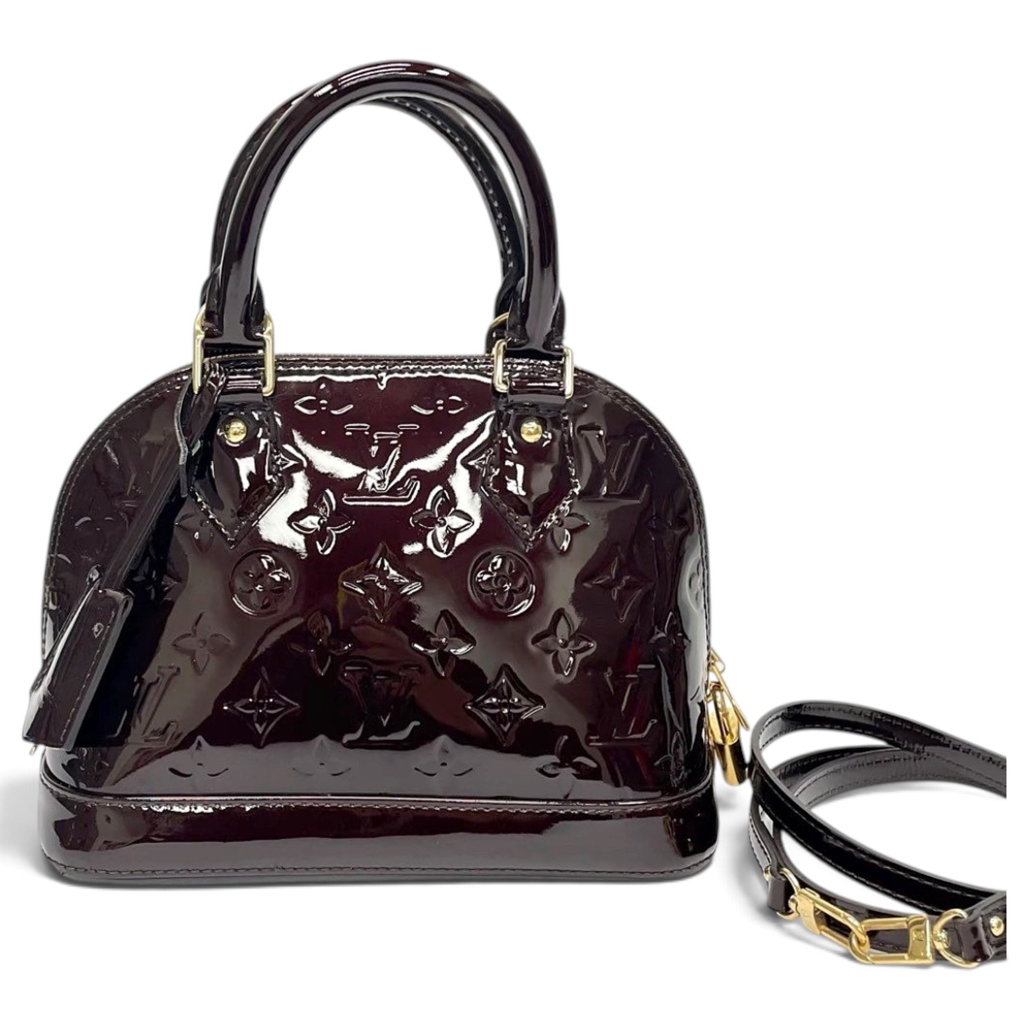Alma BB patent leather handbag