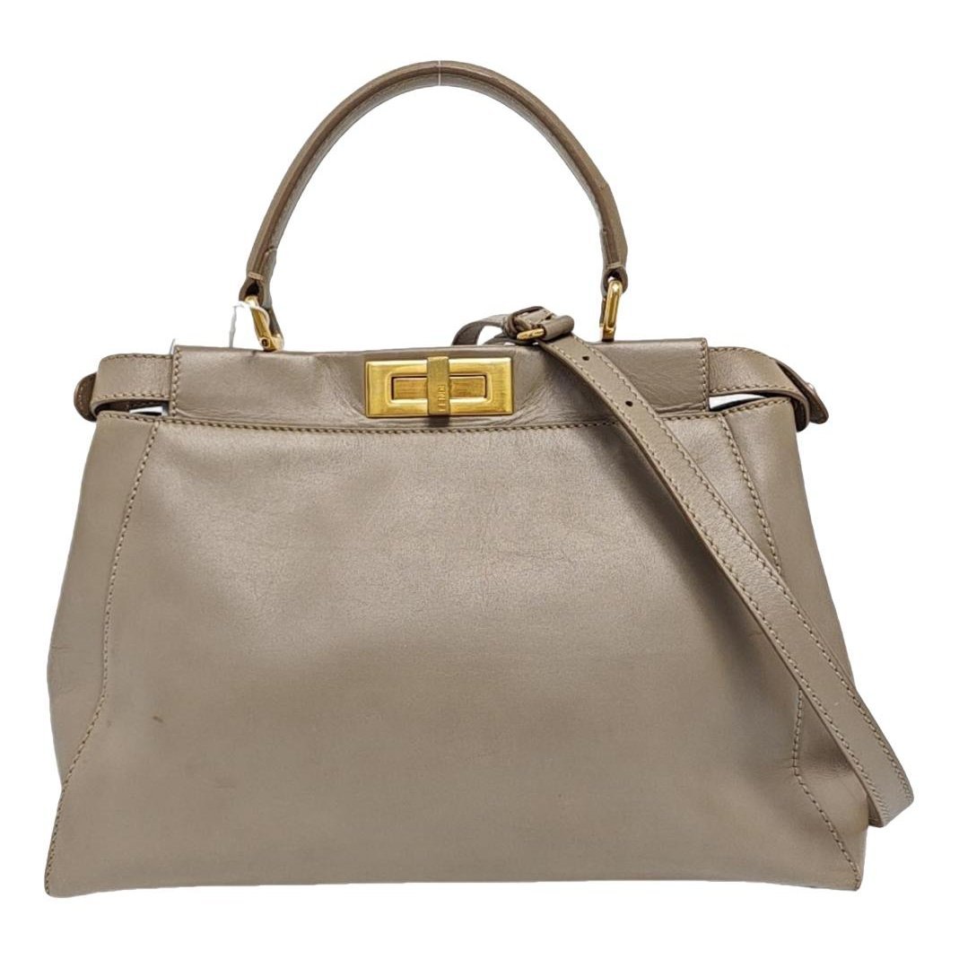 Peekaboo leather handbag
