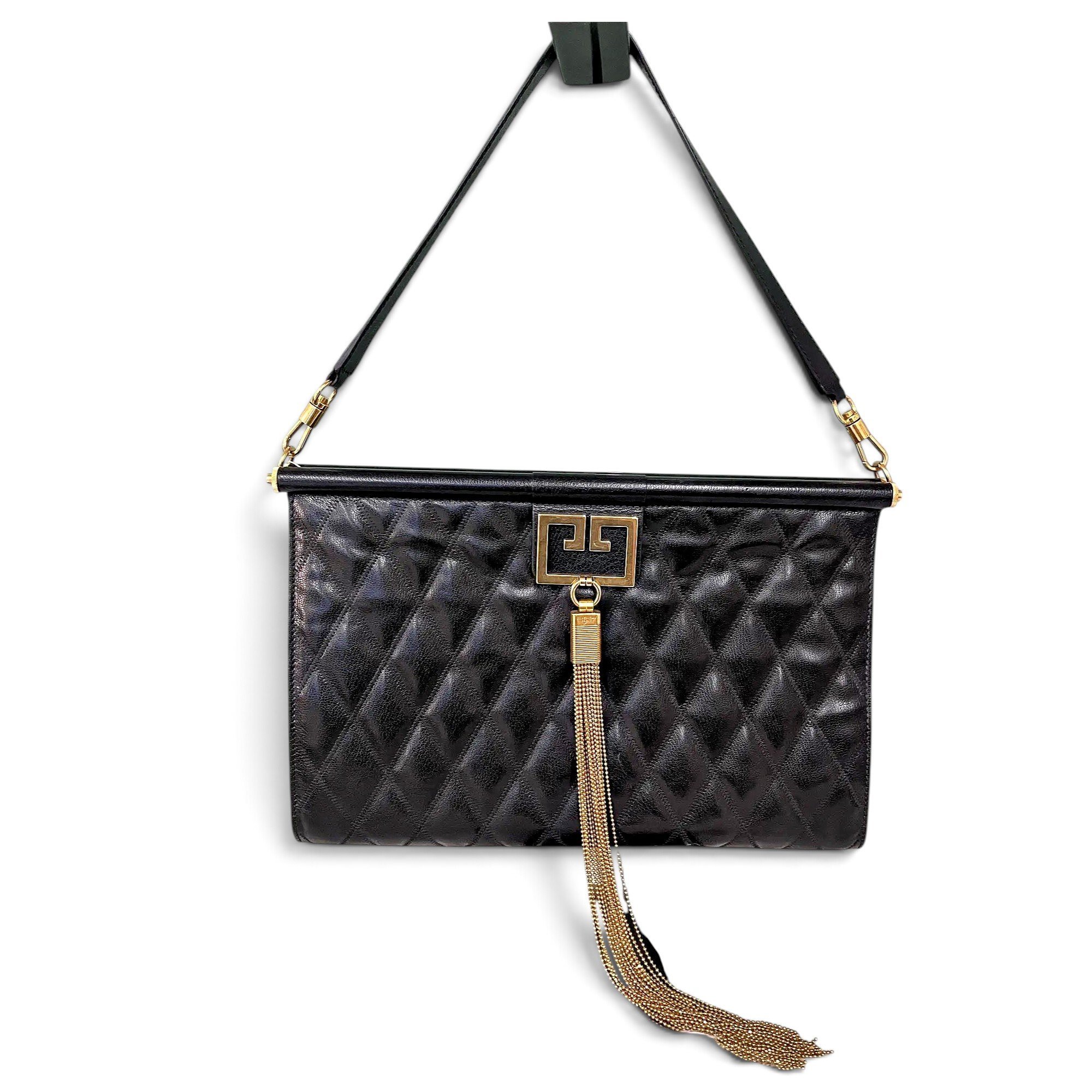 Gem leather handbag