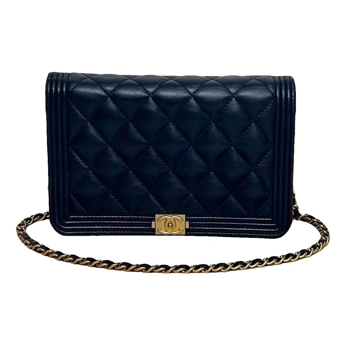 Boy leather crossbody bag