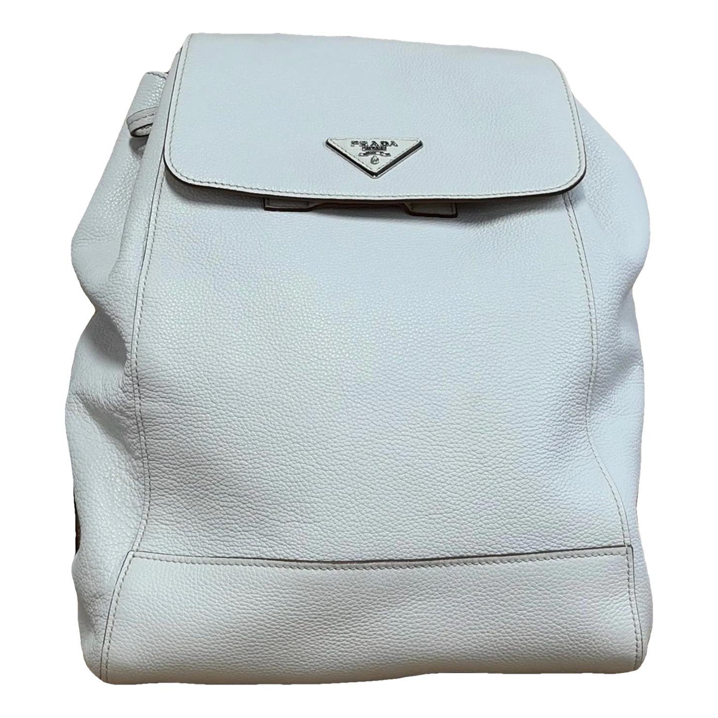 Leather backpack