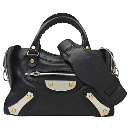Leather handbag