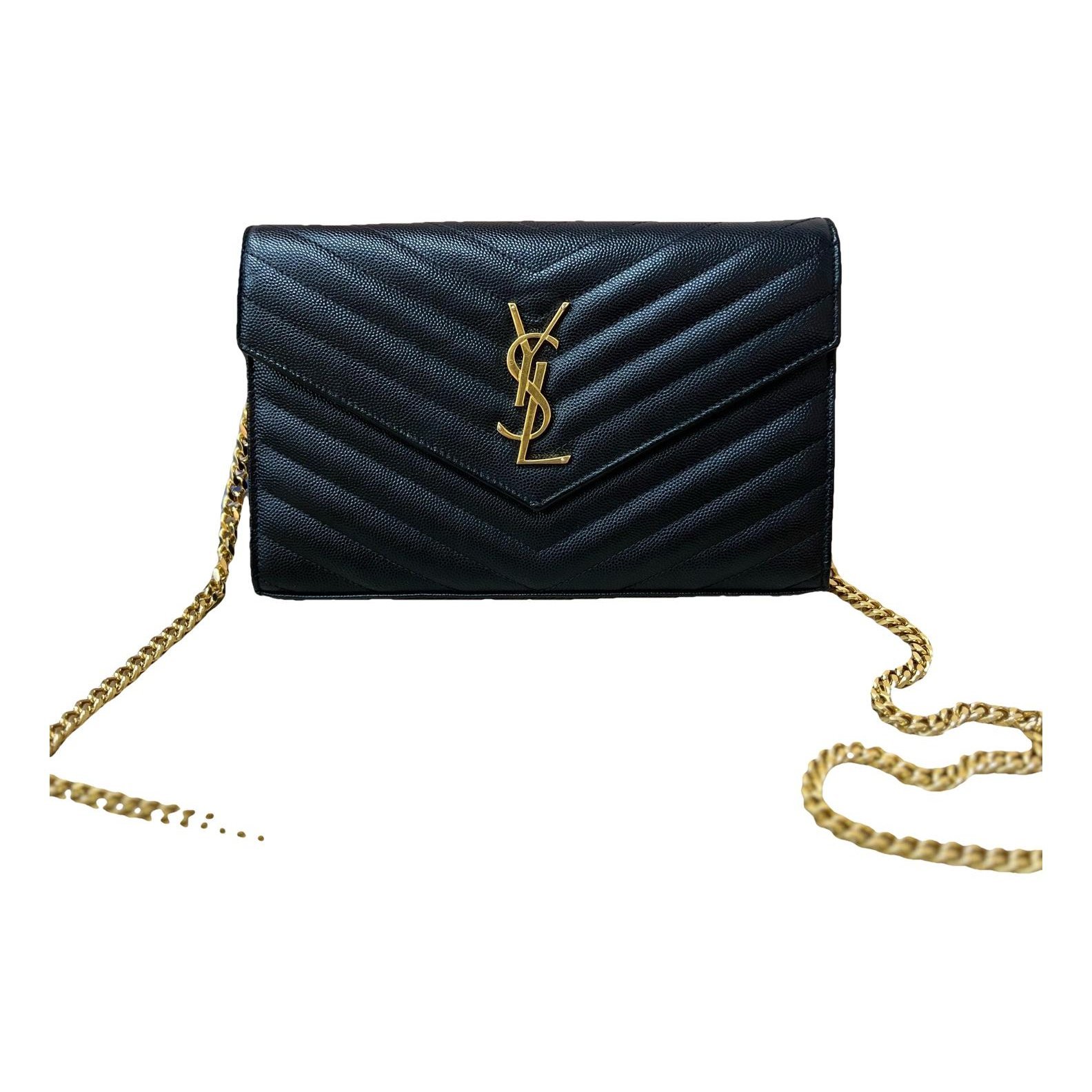 Envelope leather crossbody bag