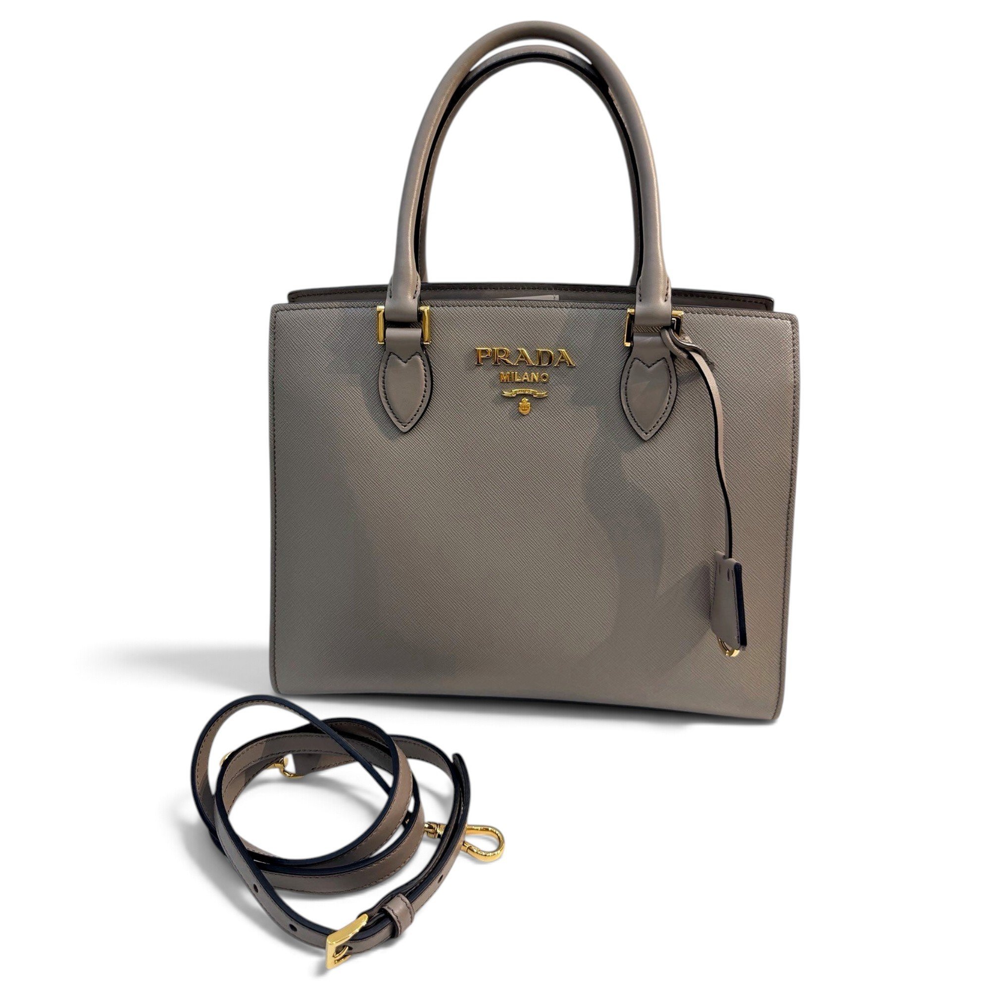 Leather tote