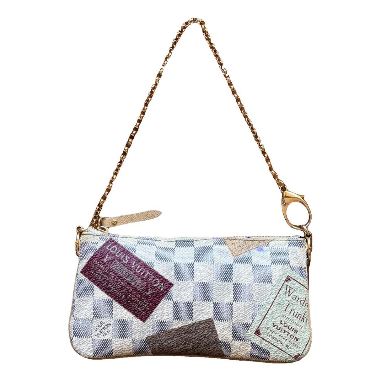 Leather clutch bag