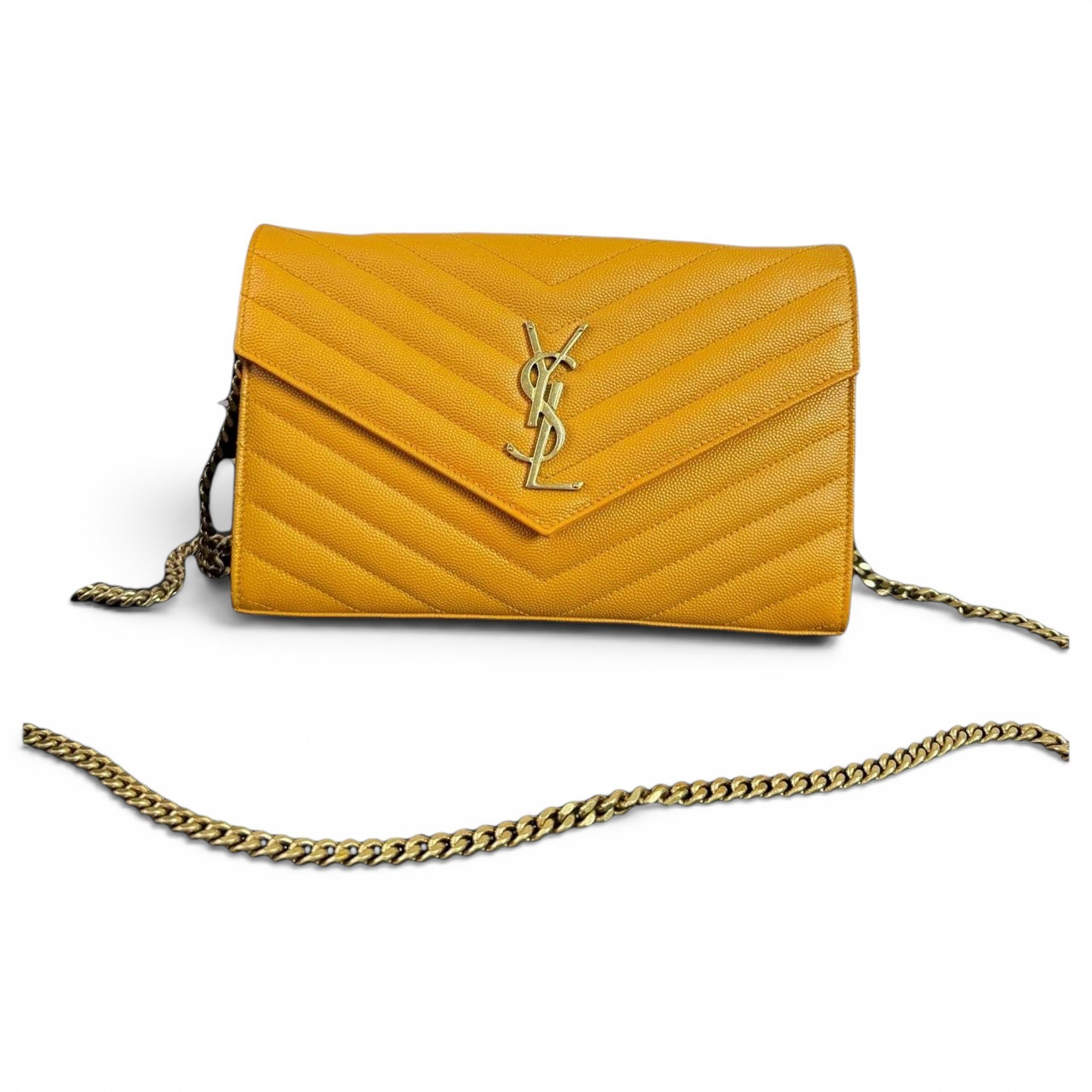 Portefeuille enveloppe leather handbag