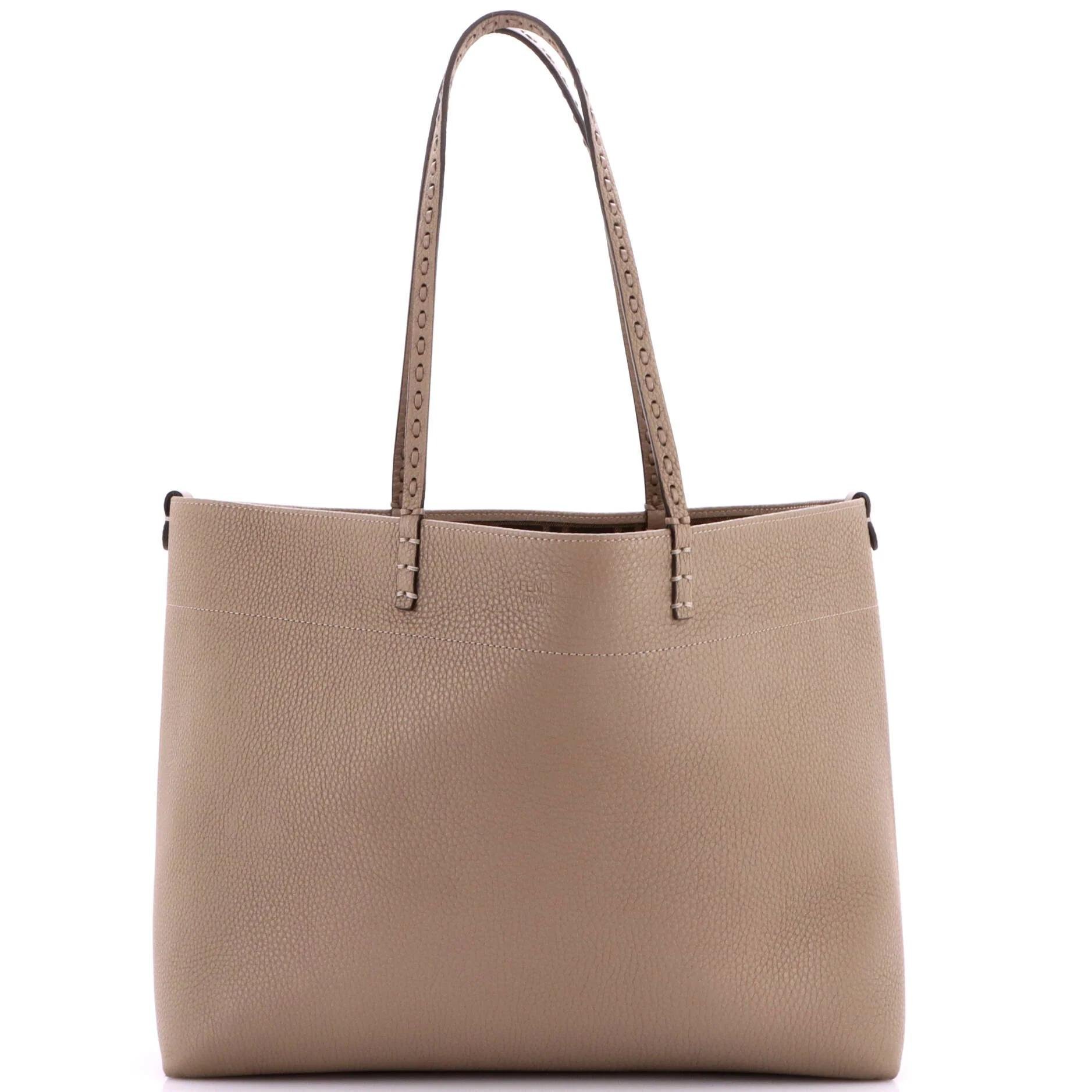 Leather tote
