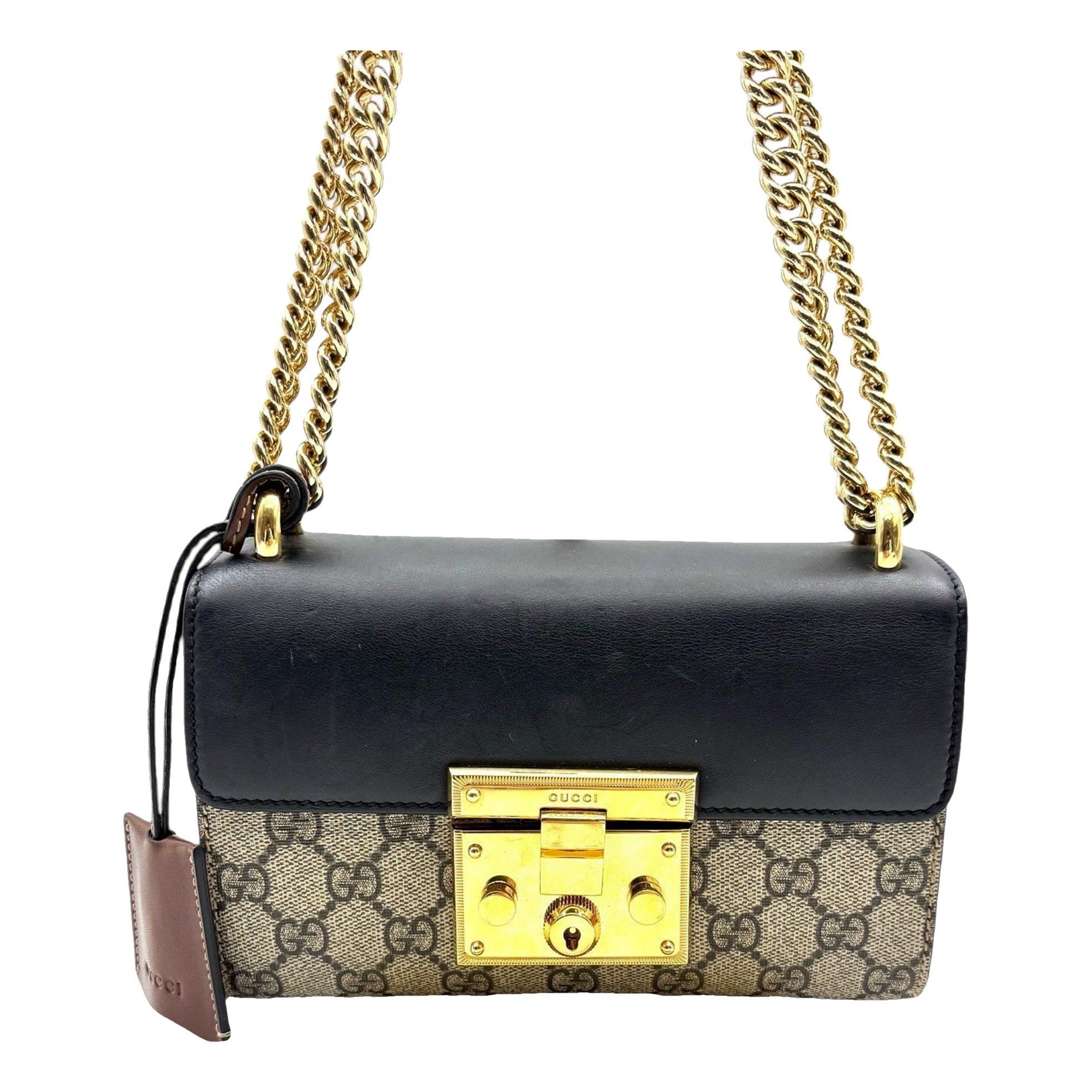 Padlock cloth handbag