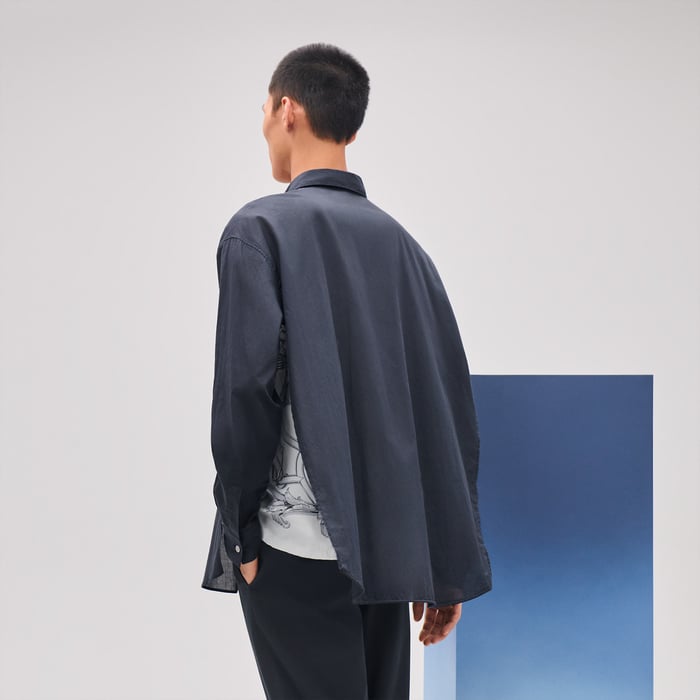 Marine "l'Instruction Du Roy" Boxy Fit Shirt