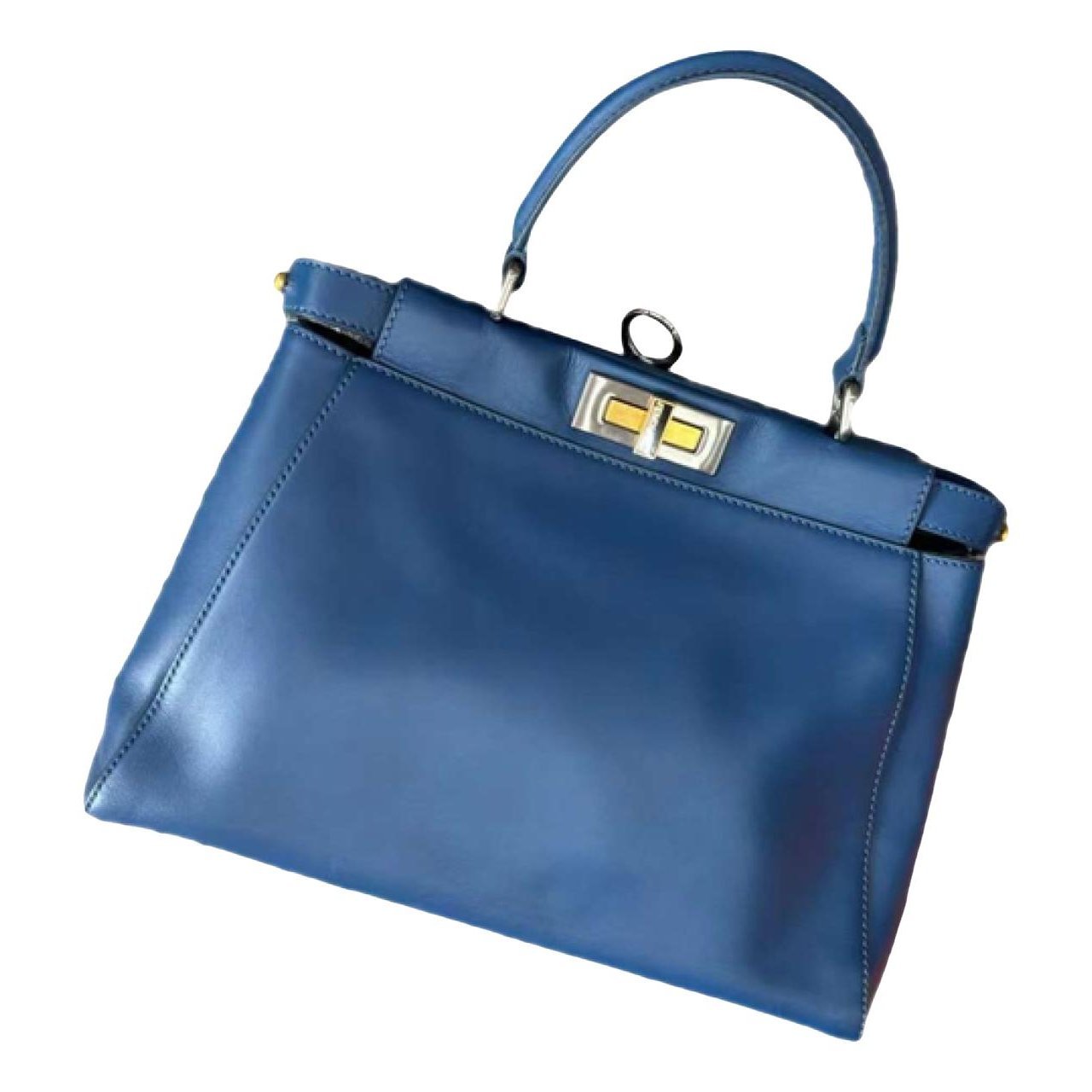 Peekaboo leather handbag