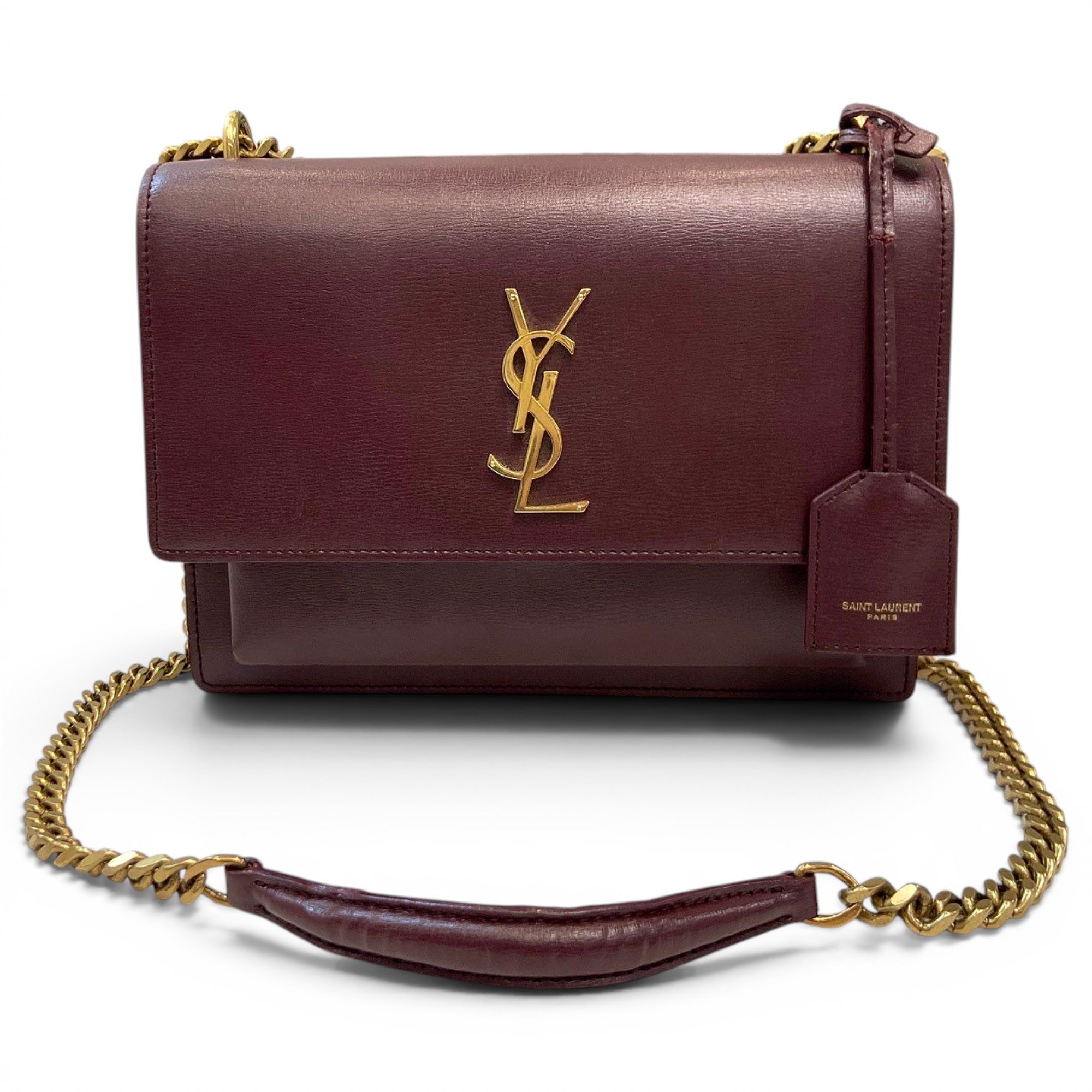 Sunset leather crossbody bag