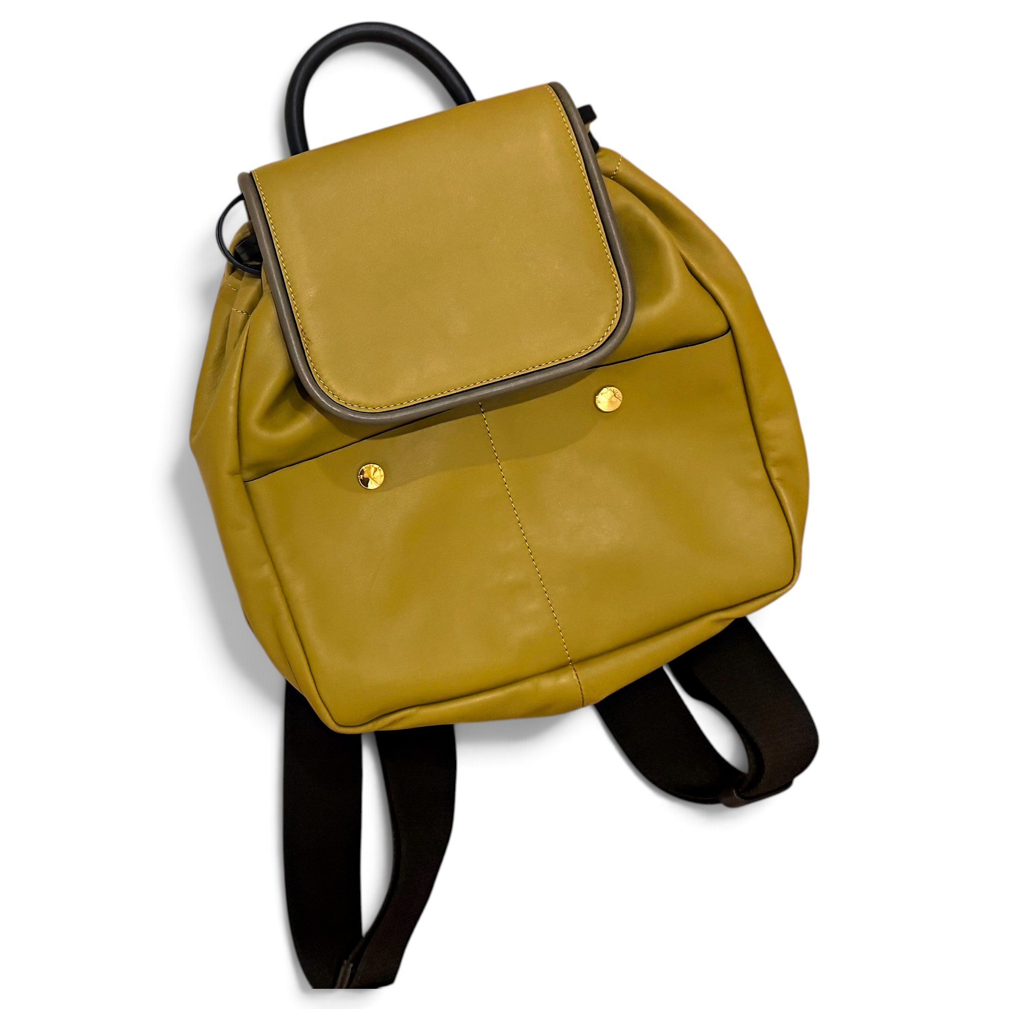 Leather backpack
