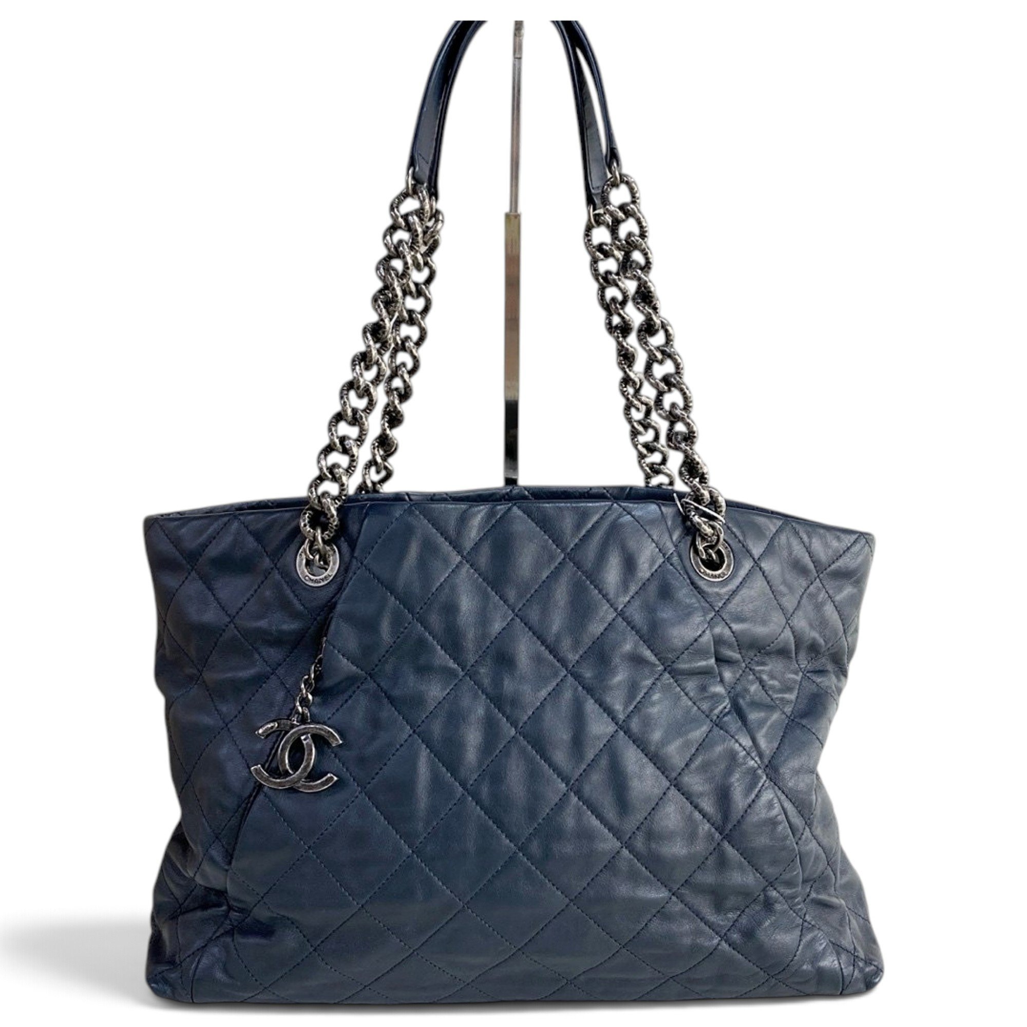 Grand shopping leather tote