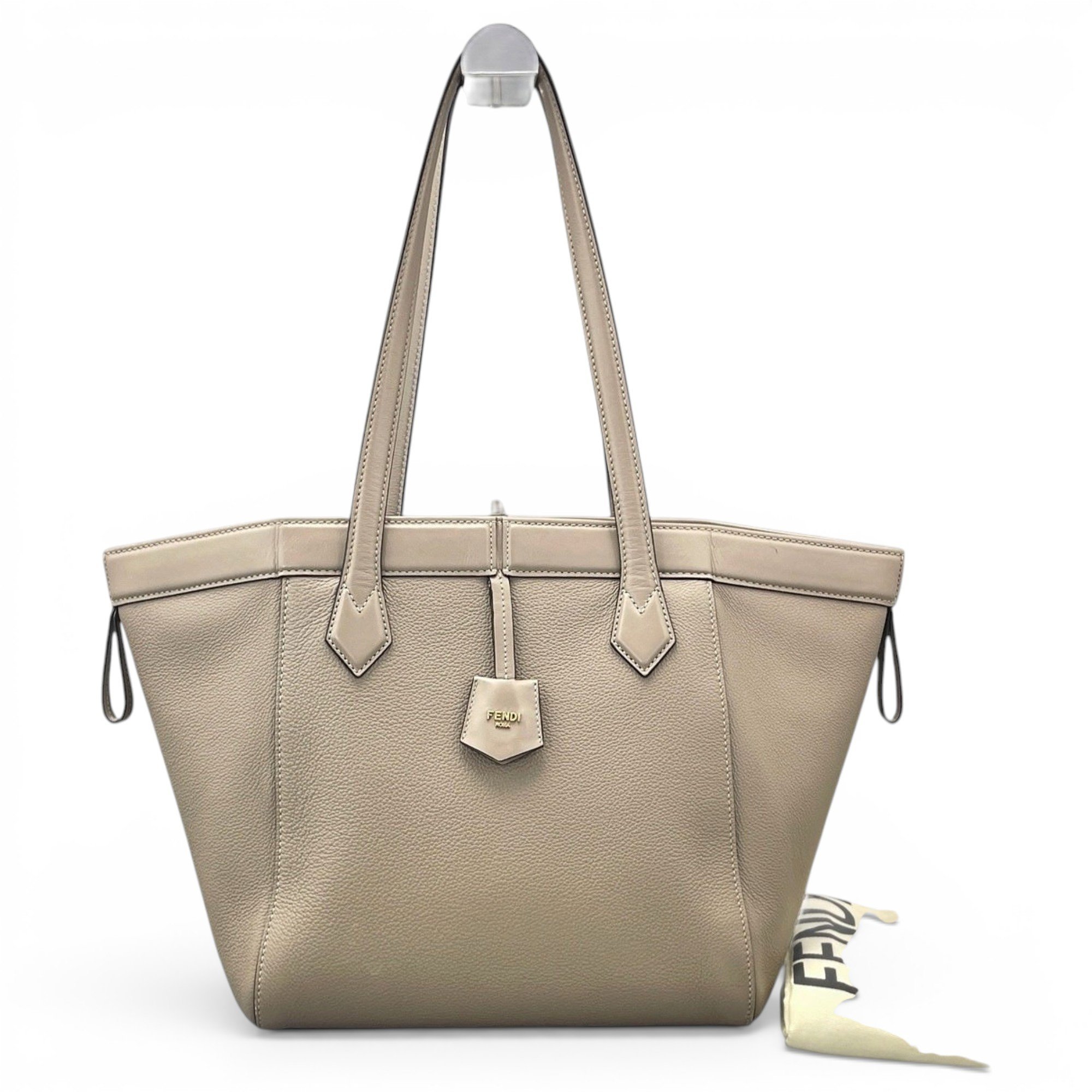 Origami leather tote