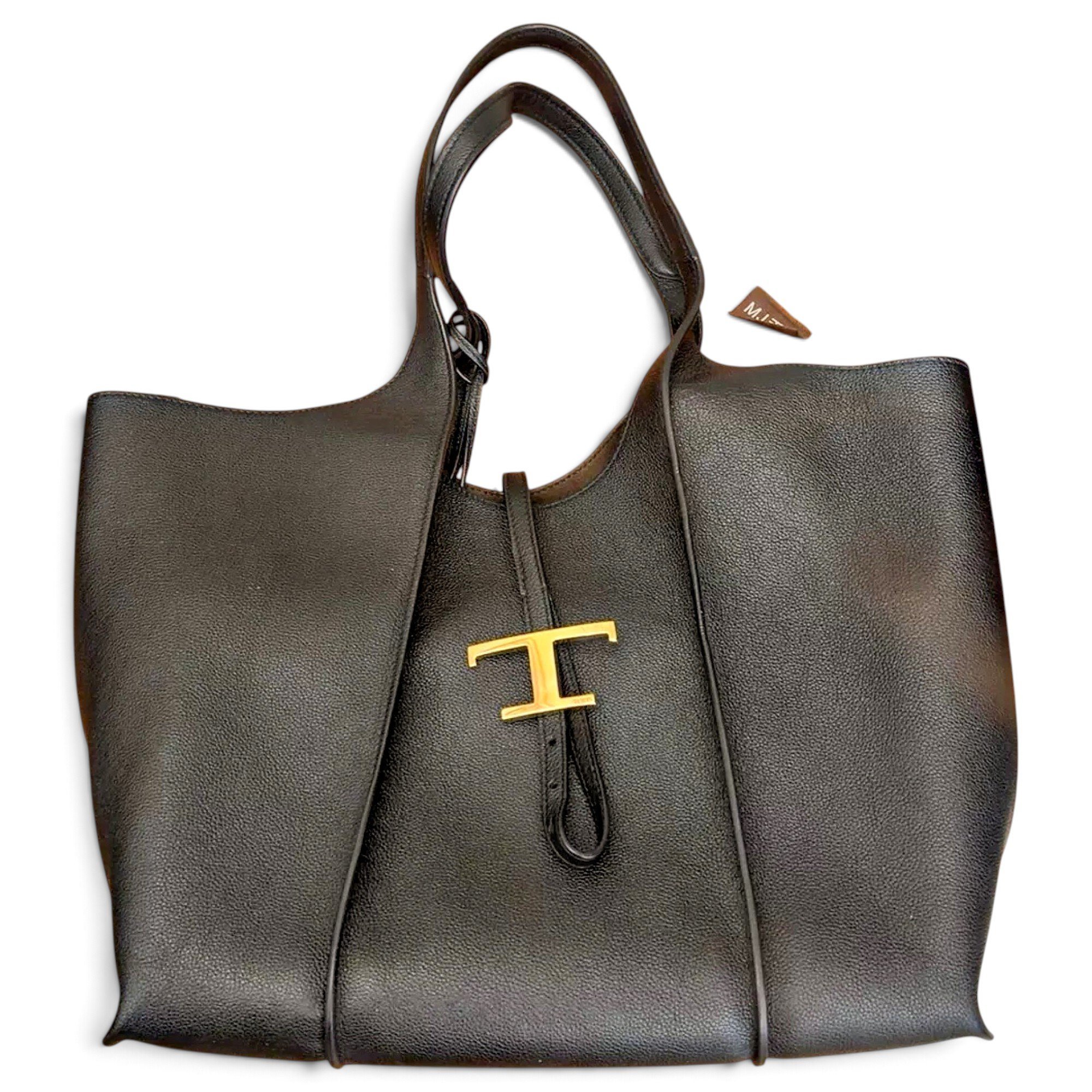 Leather tote