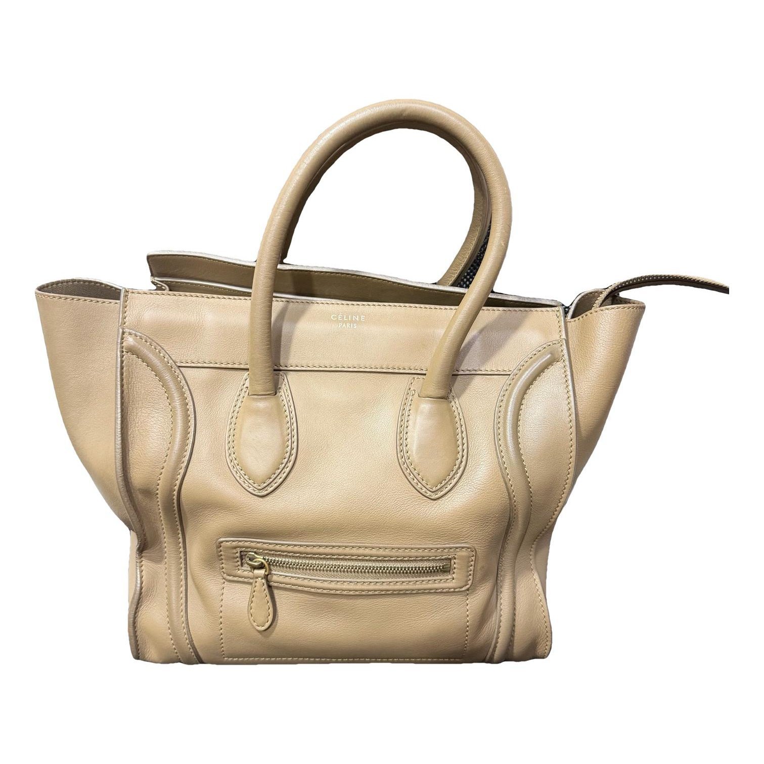 Luggage leather handbag