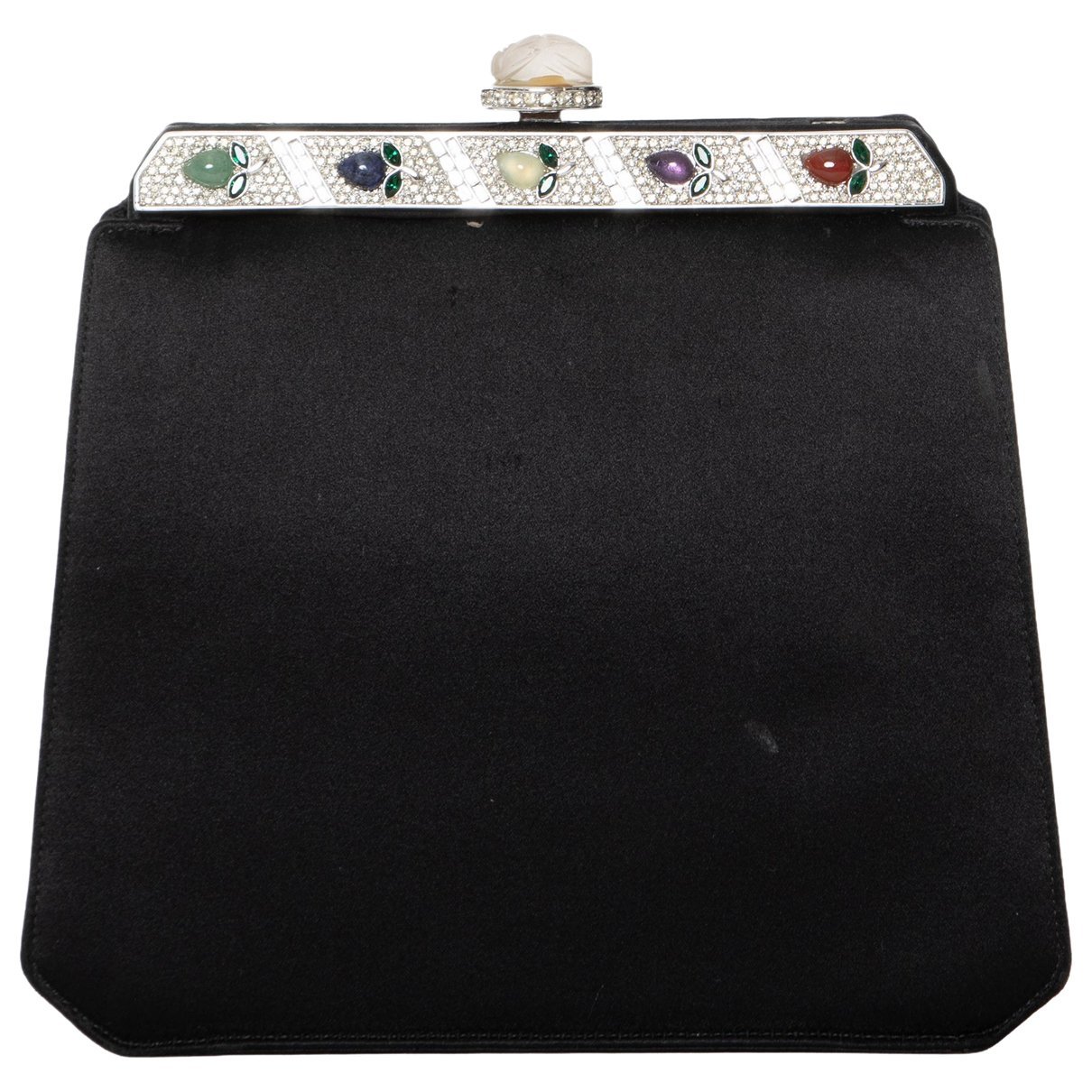 Silk clutch bag