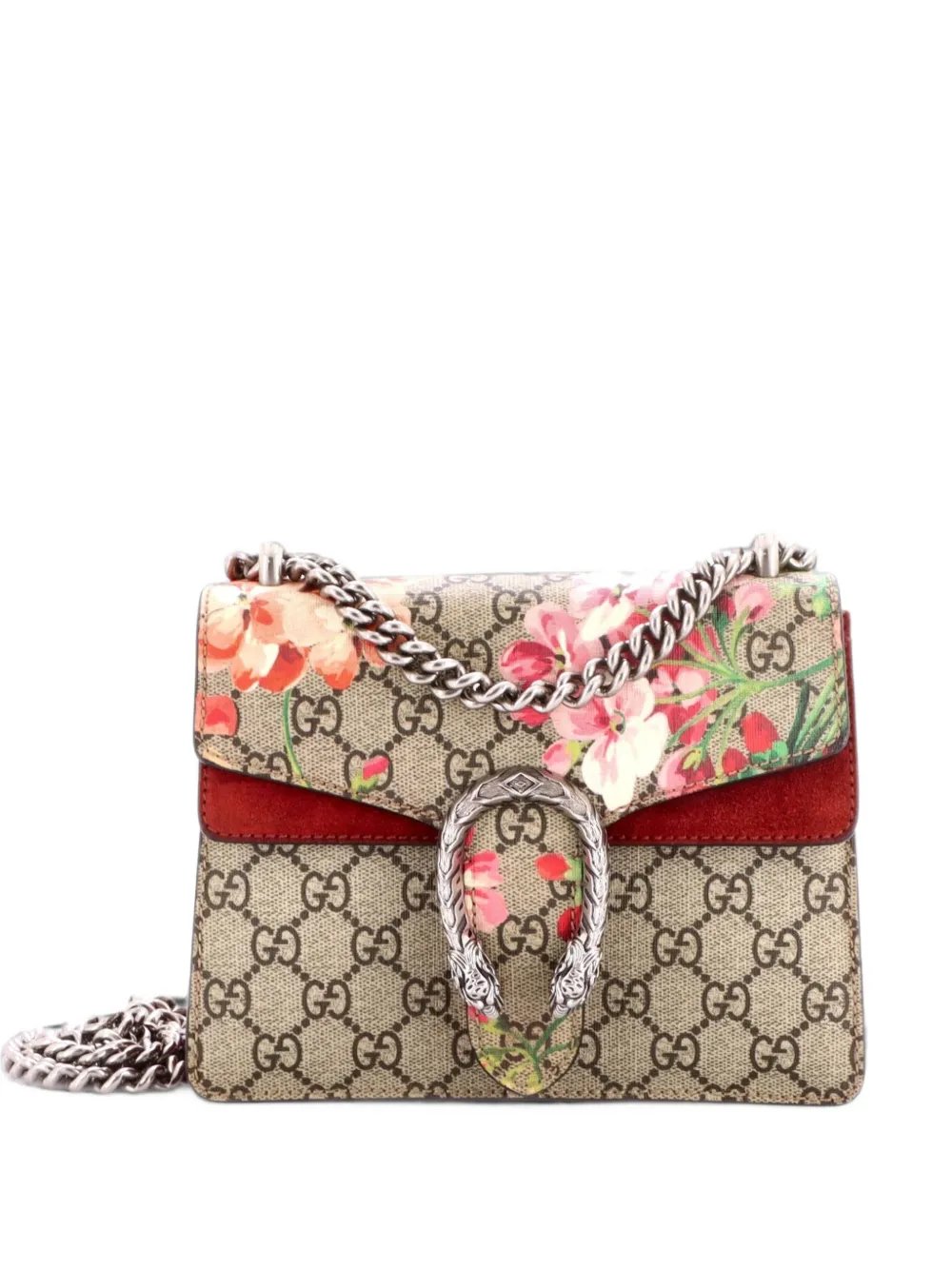 Dionysus Bag Blooms Print GG Coated Canvas Mini shoulder bag
