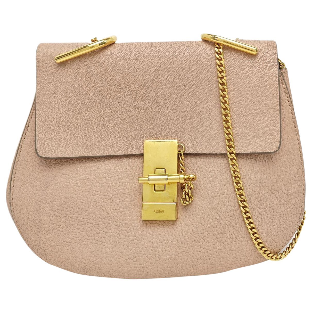 Drew leather handbag
