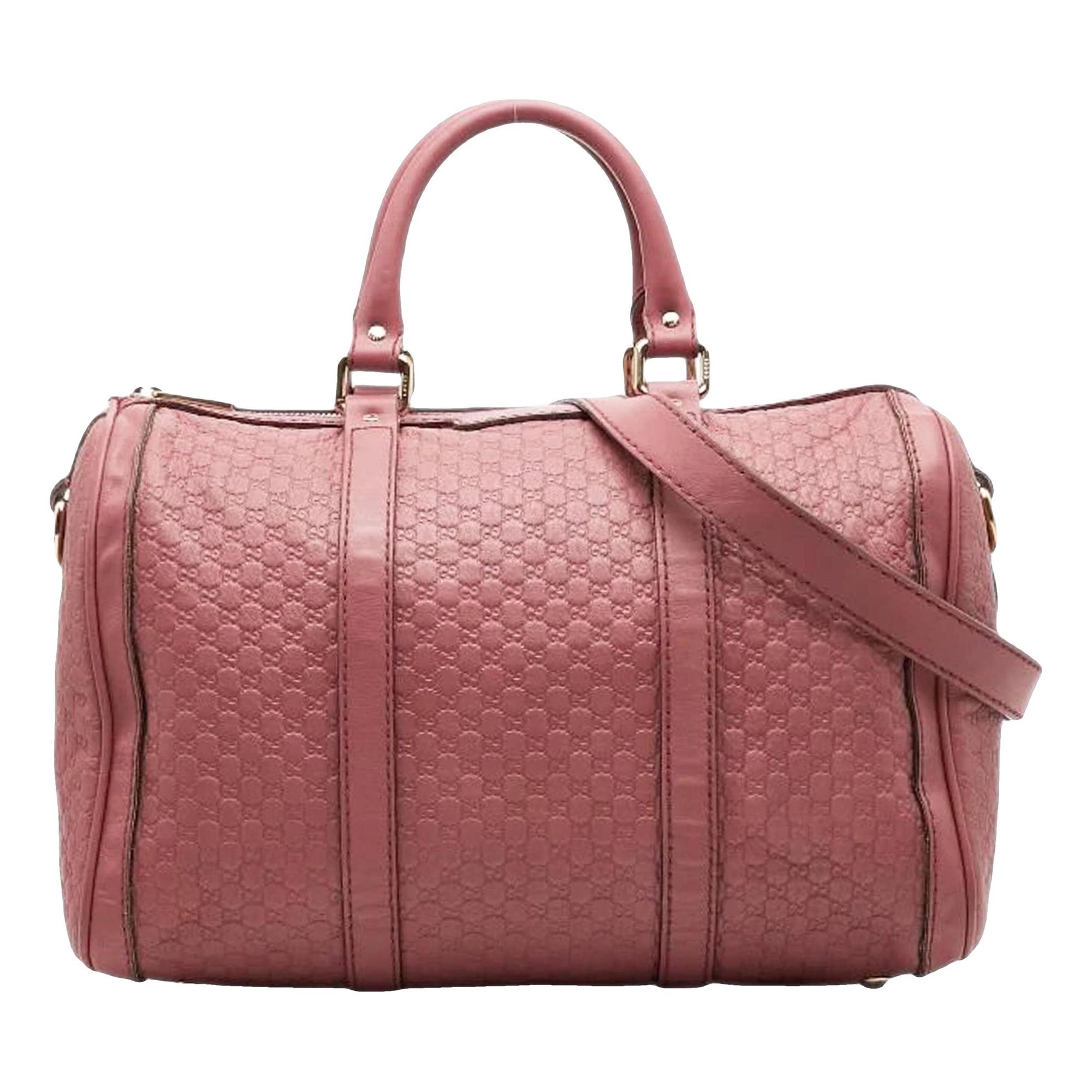 Boston leather bag