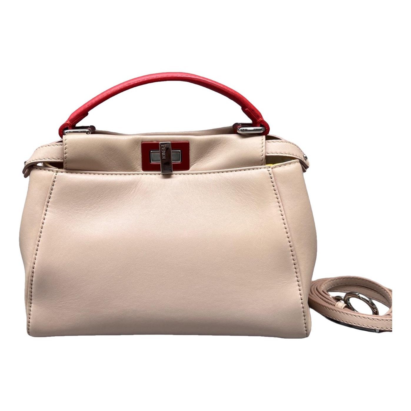 Peekaboo leather handbag