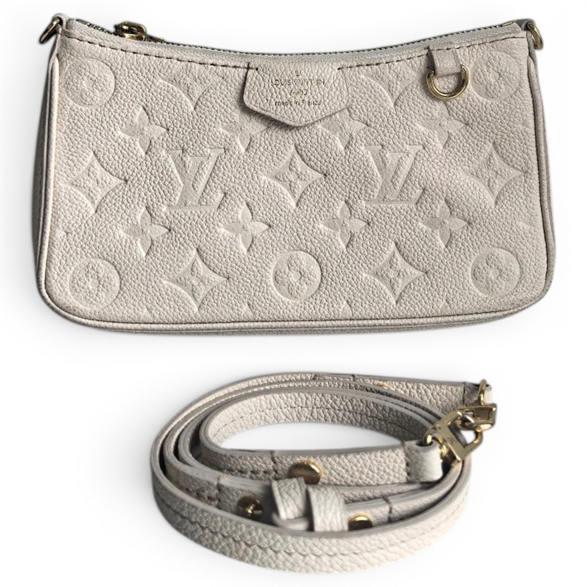 Easy Pouch On Strap leather handbag