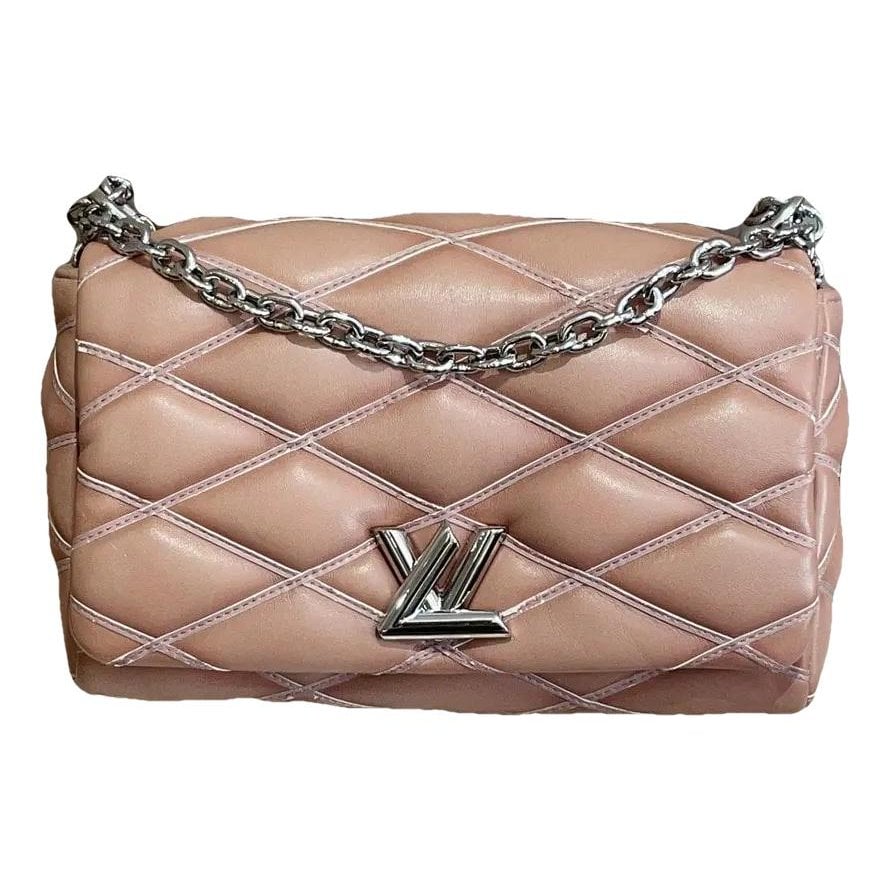 Twist Belt Wallet On Chain leather handbag