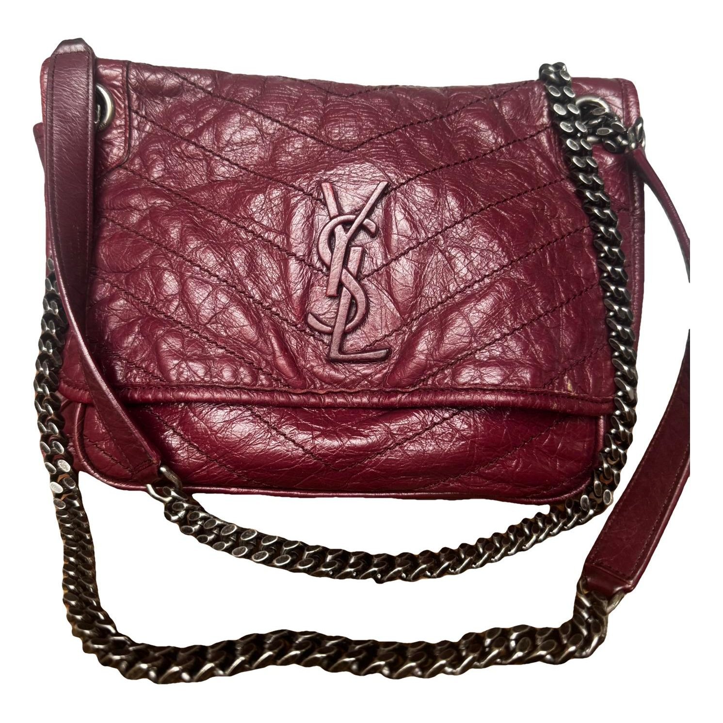 Niki leather crossbody bag