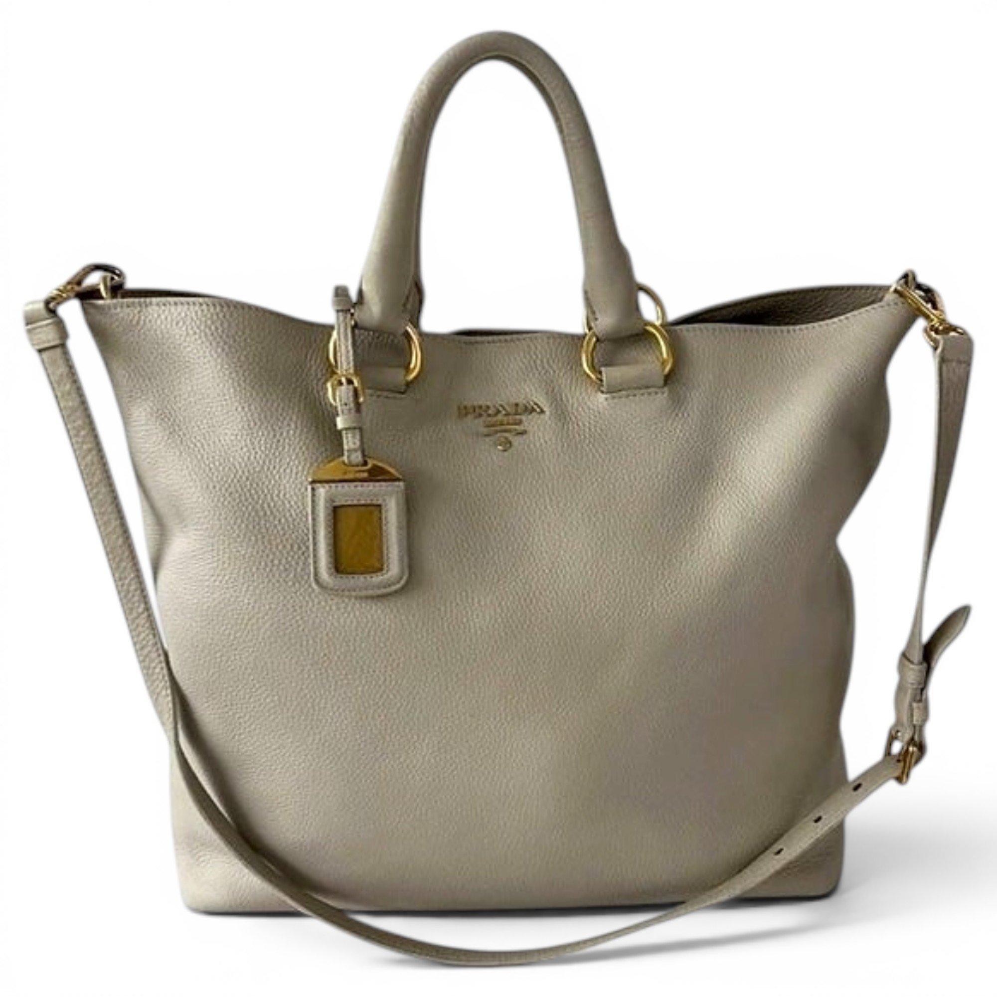 Leather tote